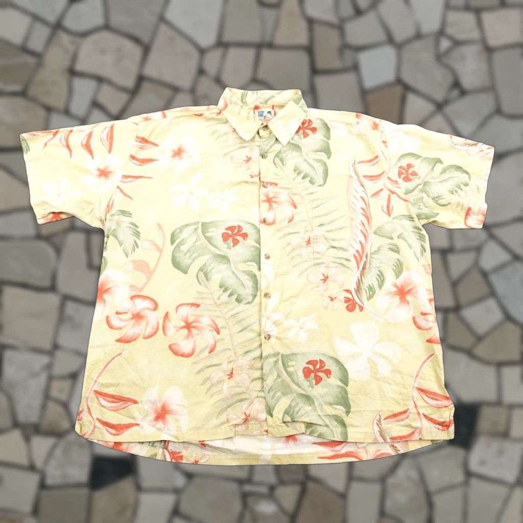 Vintage Kahala Shirt Mens 2XL Yellow Hawaiian Aloha Floral Camp Aloha John Severson Beach Flower Tropical Button-Up Short Sleeve Button-Up Casual Size US XXL / EU 58 / 5 - 1 Thumbnail