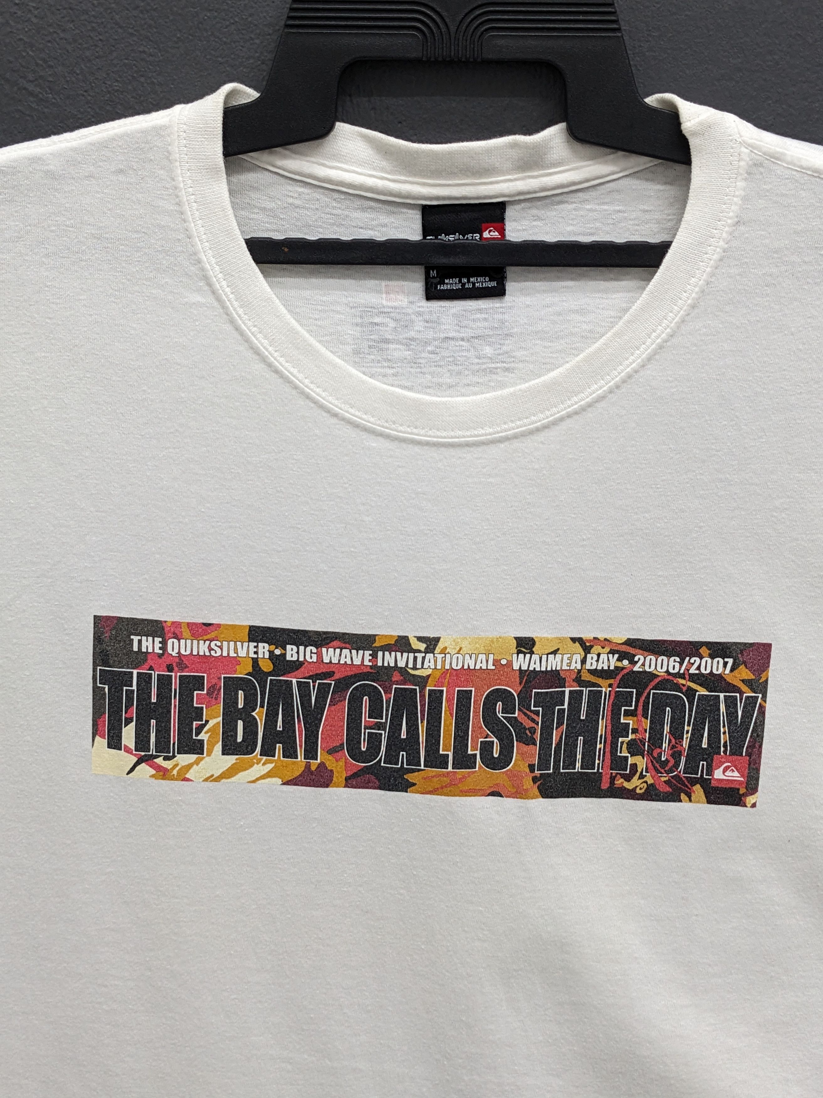 Quiksilver VINTAGE QUIKSILVER THE BAY CALLS THE DAY TSHIRT Size US M / EU 48-50 / 2 - 3 Thumbnail
