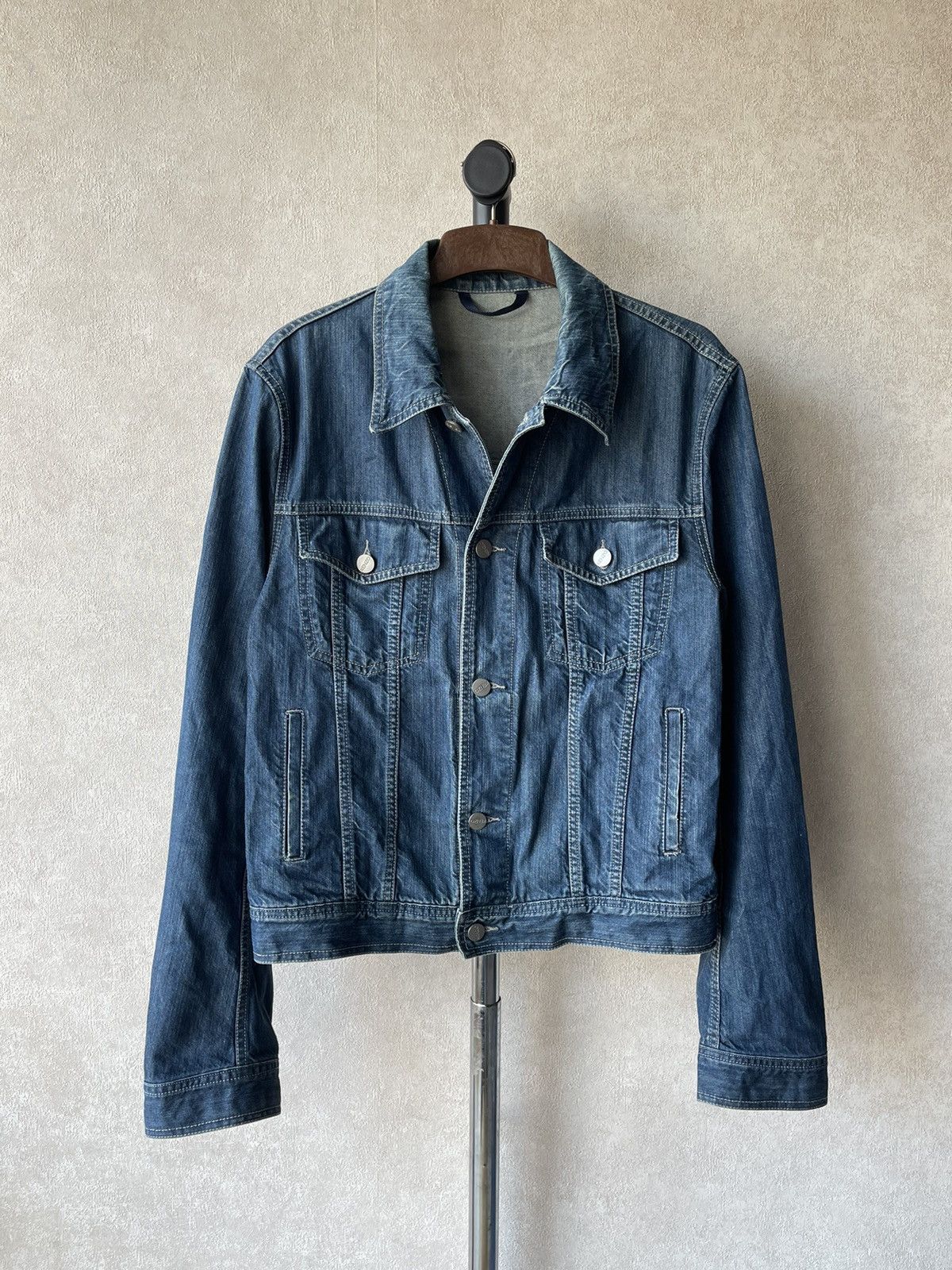 Kenzo 90s Vintage Kenzo Homme Distressed Denim Jacket Size US M / EU 48-50 / 2 - 1 Thumbnail