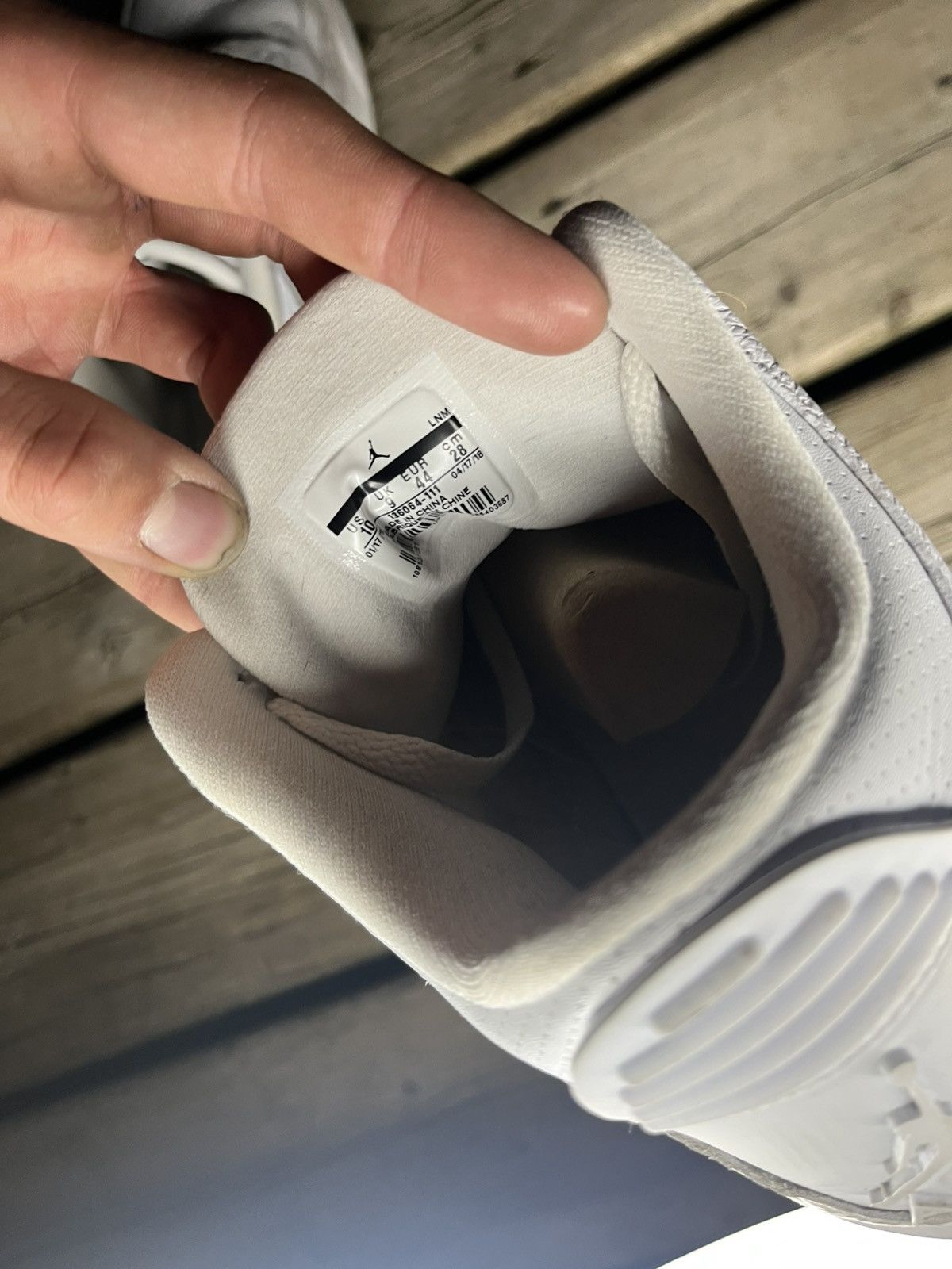 Jordan Brand 2018 Pure White Air Jordan Retro 3 With OG Box Size US 10 / EU 43 - 7 Thumbnail