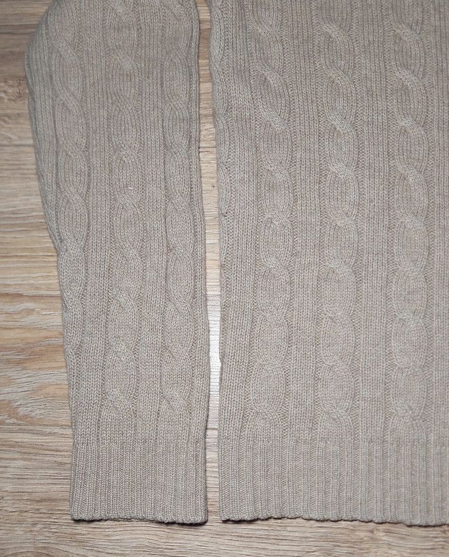 Vintage 100% cashmere sweater jumper beige brown luxury soft Size L / US 10 / IT 46 - 5 Thumbnail
