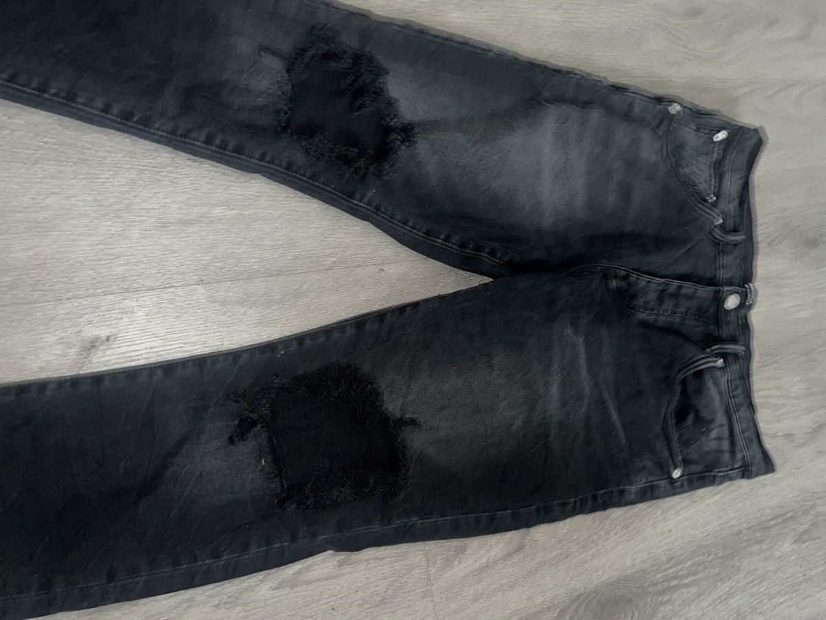 Purple Brand Black distress purple jeans Size US 33 - 10 Thumbnail