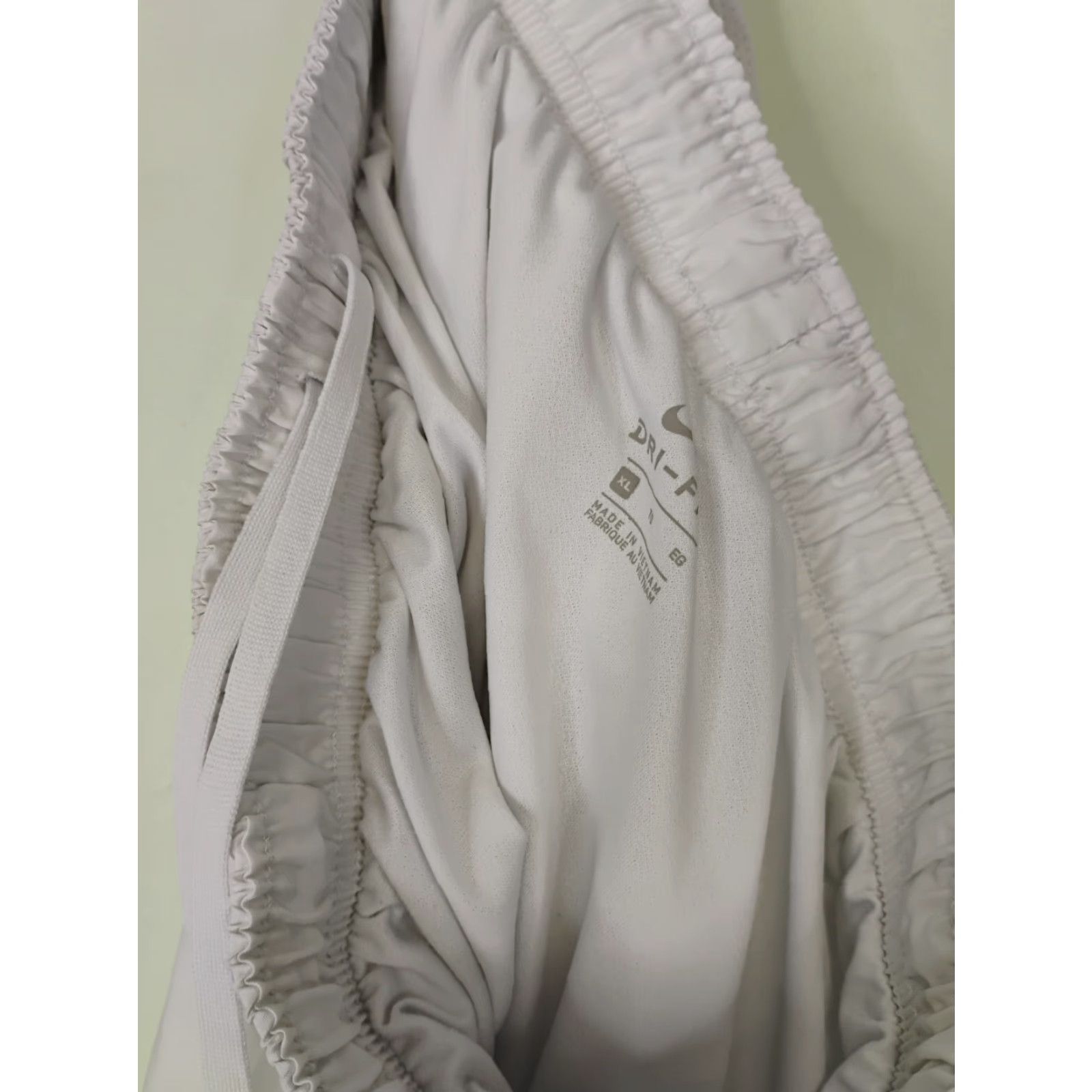 Nike Nike Dri-Fit Running Shorts Womens XL White Lined Athletic No Pockets Size 40" / US 18 - 7 Thumbnail