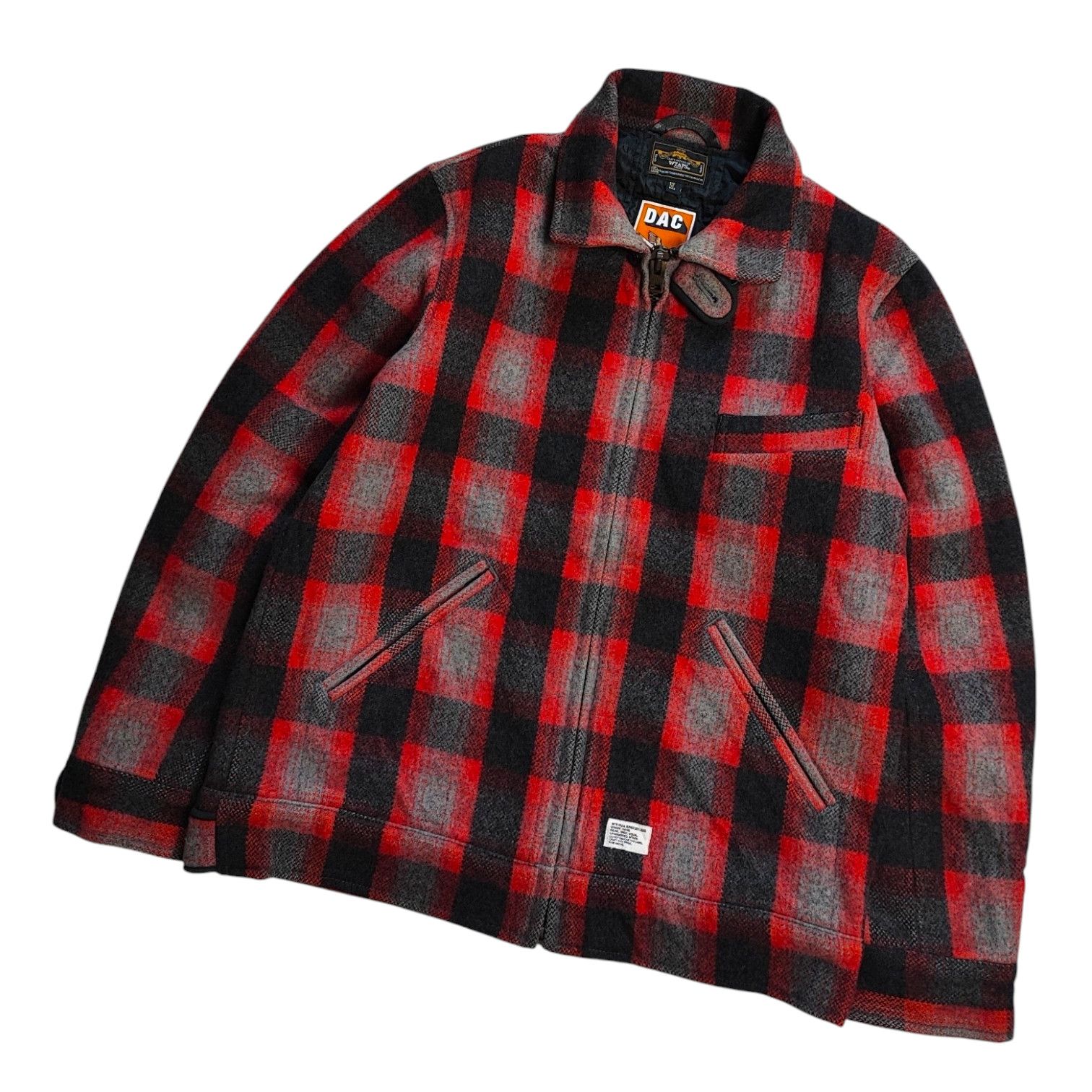 Wtaps WTAPS 09AW Melton Wool Grease Jacket Size US M / EU 48-50 / 2 - 2 Thumbnail