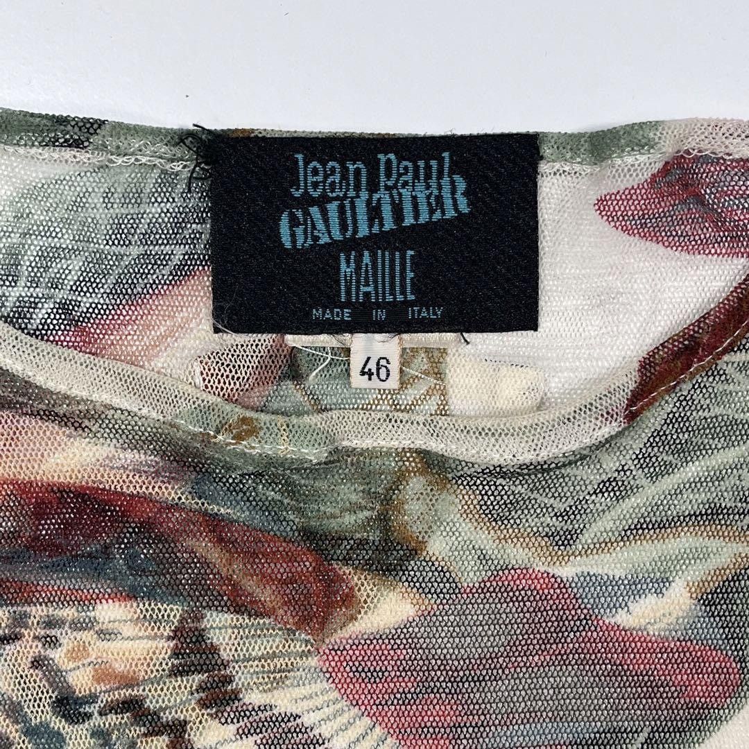 Jean Paul Gaultier RARE 1993 Jean Paul Gaultier mesh floral print dress Size M / US 6-8 / IT 42-44 - 4 Thumbnail