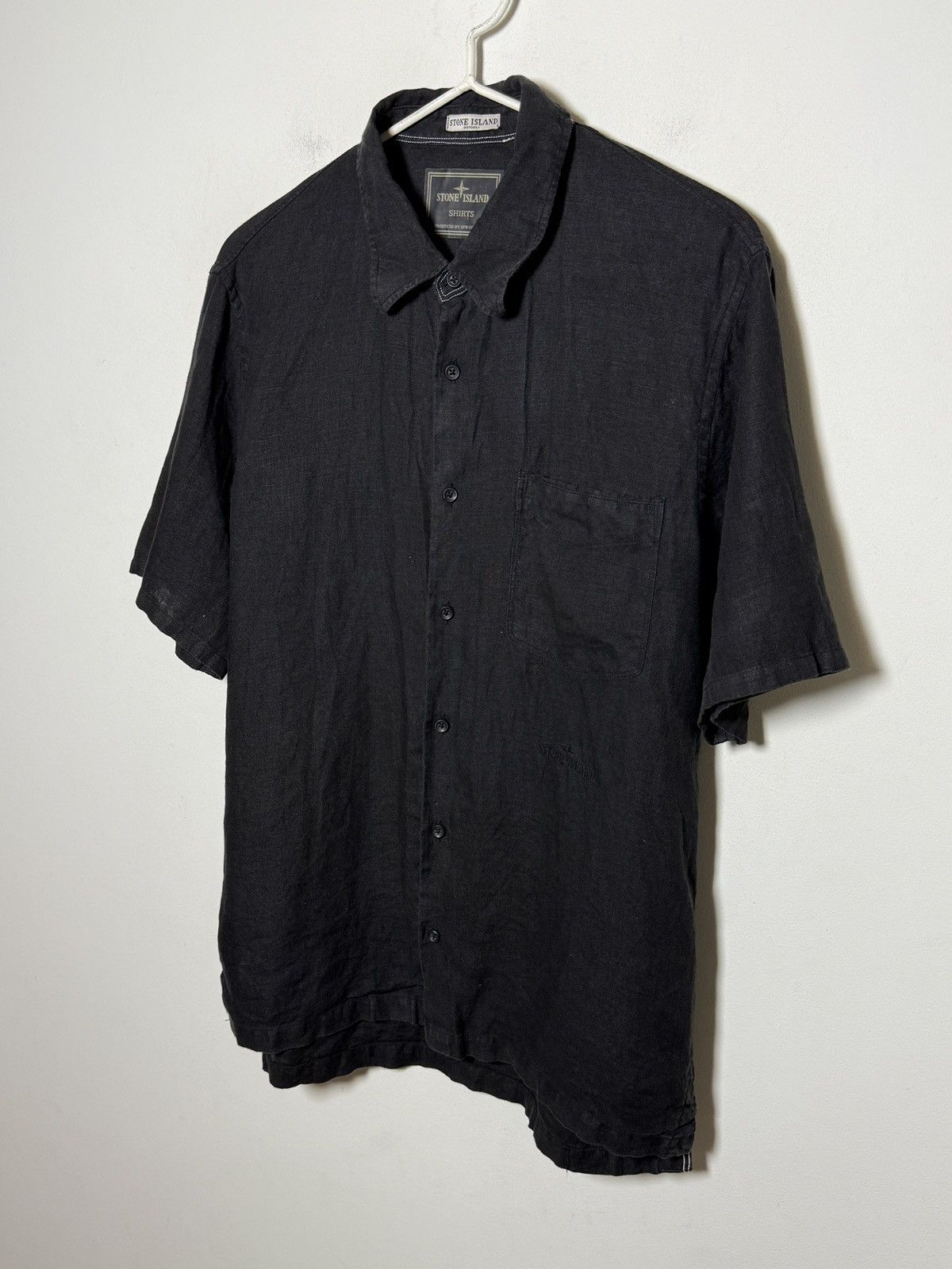 Stone Island stone island archive linen shirt Size US M / EU 48-50 / 2 - 2 Thumbnail