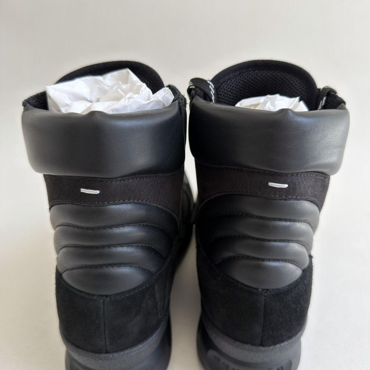 Maison Margiela A/W 24 ‘Climber’ Black High Top Sneakers Size US 8 / EU 41 - 13 Thumbnail