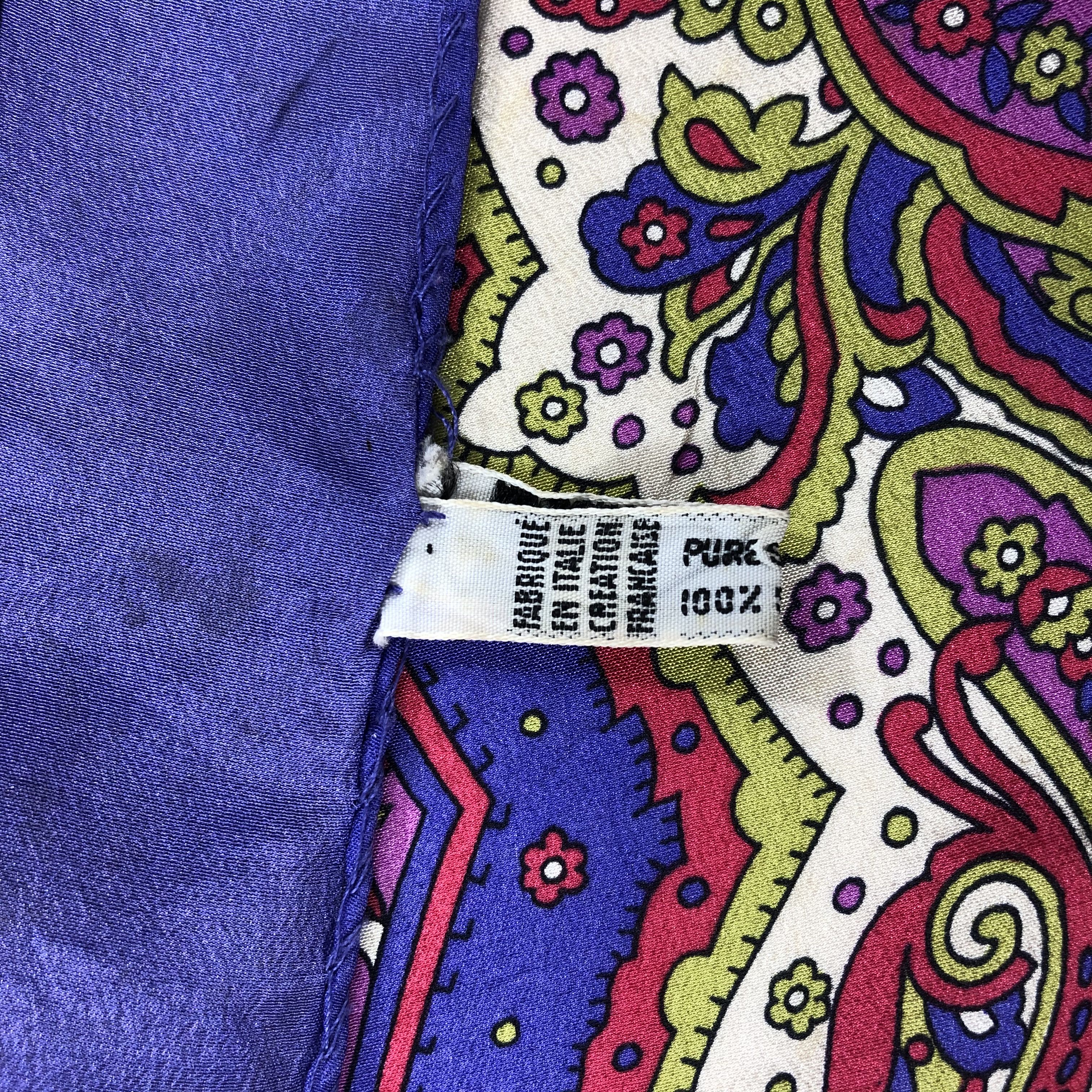 Pierre Cardin Vintage Pierre Cardin Silk Scarf Size ONE SIZE - 8 Thumbnail