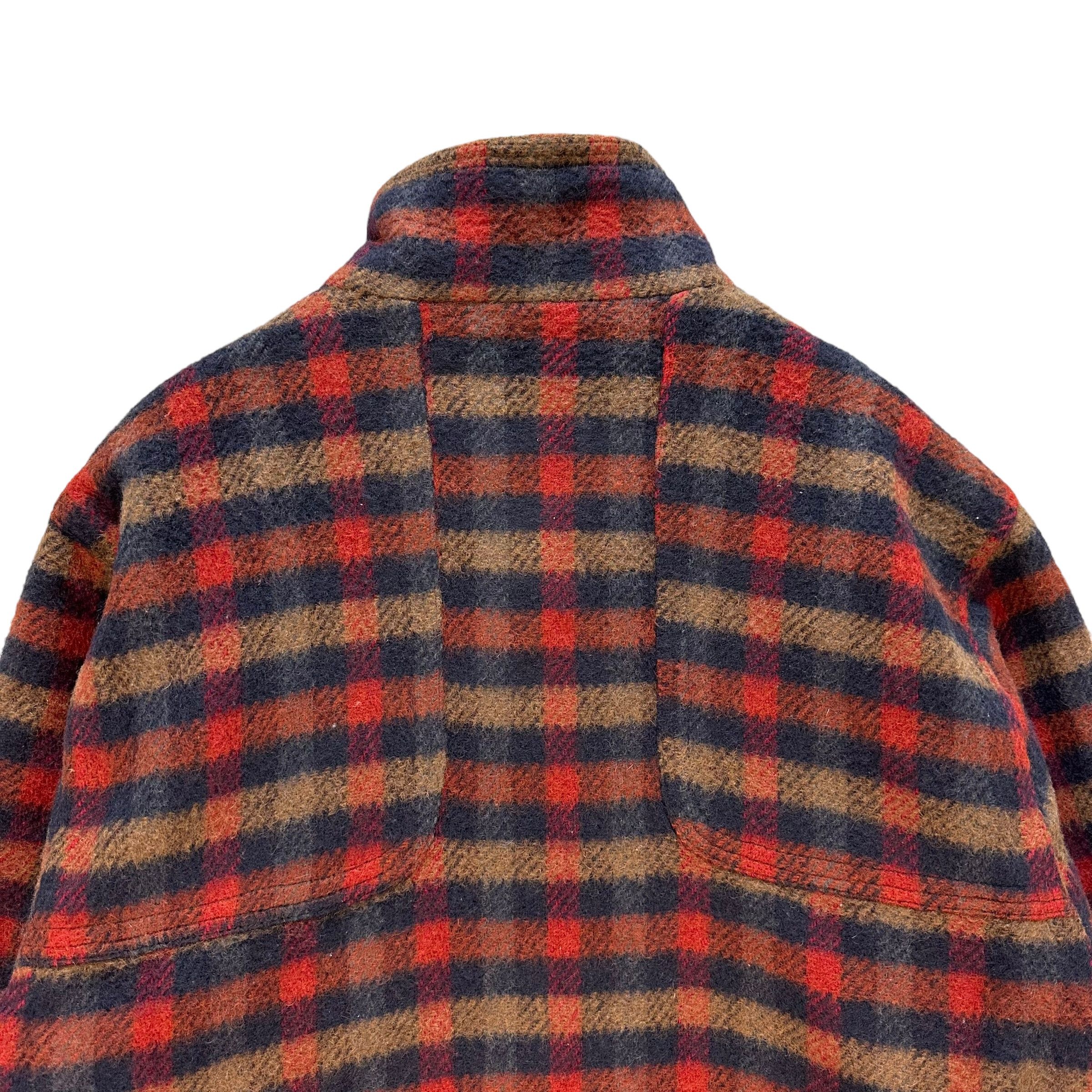 Camel CAMEL COLLECTION Turtleneck Tartan Wool Jacket #A57-1302 Size US L / EU 52-54 / 3 - 17 Thumbnail