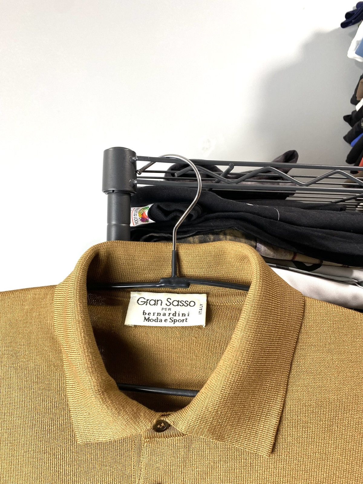 Gran Sasso Rare! Gran Sasso Luxury Polo Longsleeve Sweater Cardigan Size US L / EU 52-54 / 3 - 3 Thumbnail