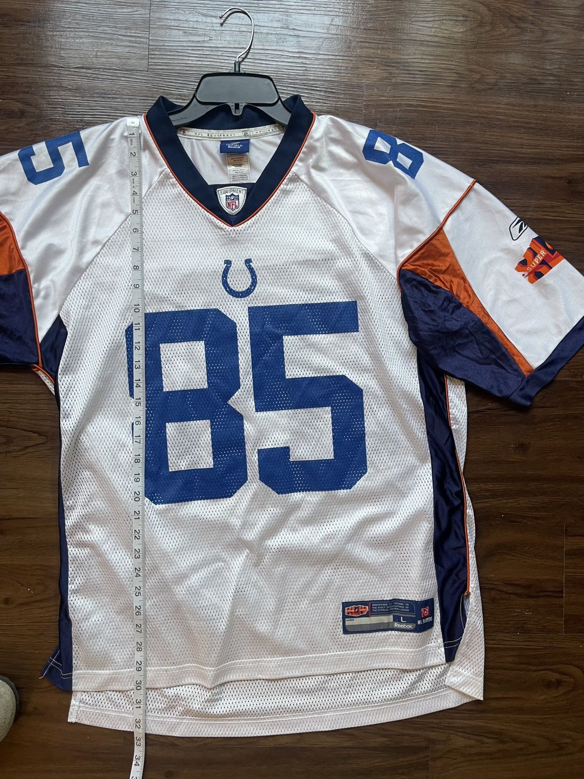 NFL × Reebok Pierre Garcon Indianapolis Colts Reebok Superbowl Jersey Size US L / EU 52-54 / 3 - 9 Thumbnail