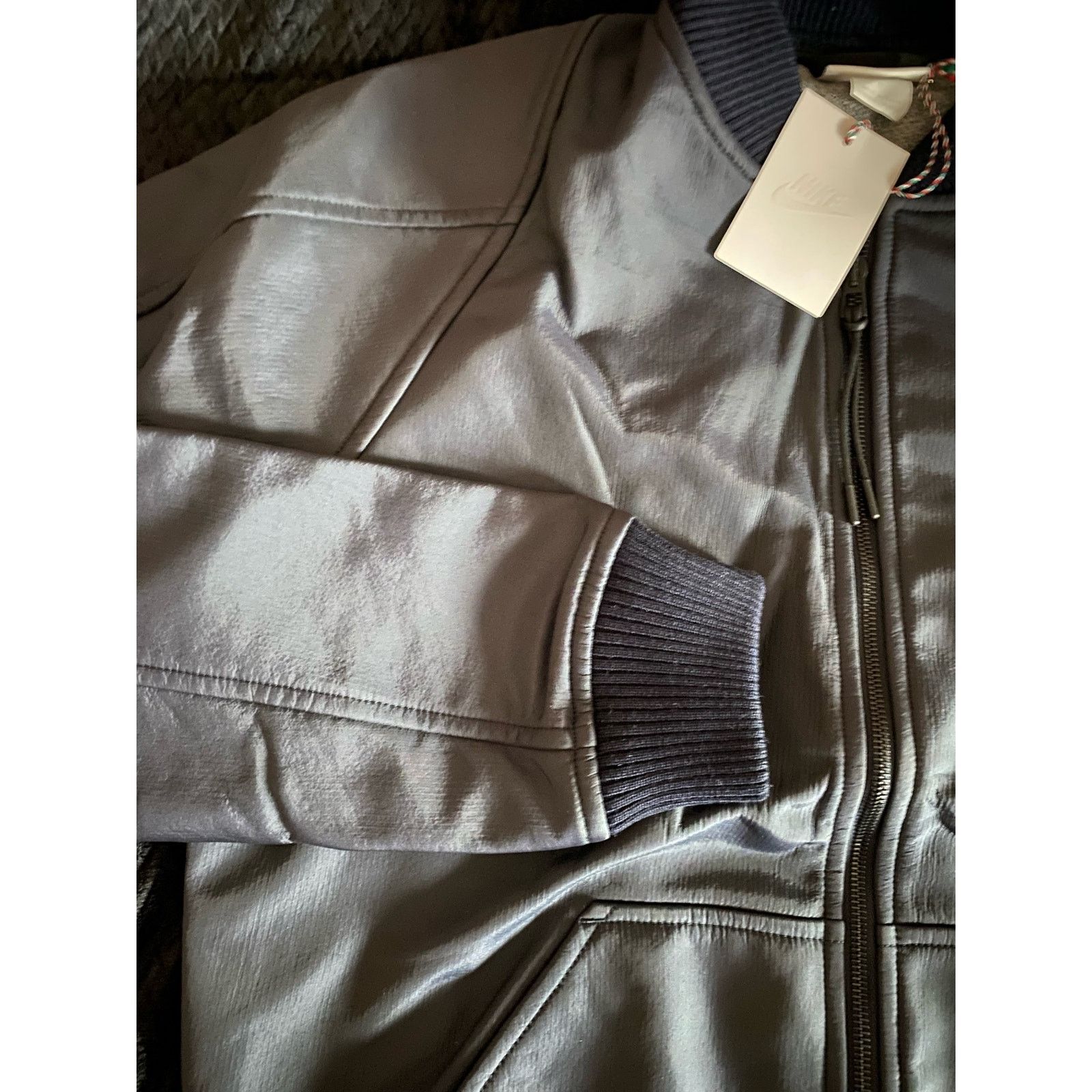 Nike NikeLab Bomber Jacket navy m large Size US L / EU 52-54 / 3 - 3 Thumbnail