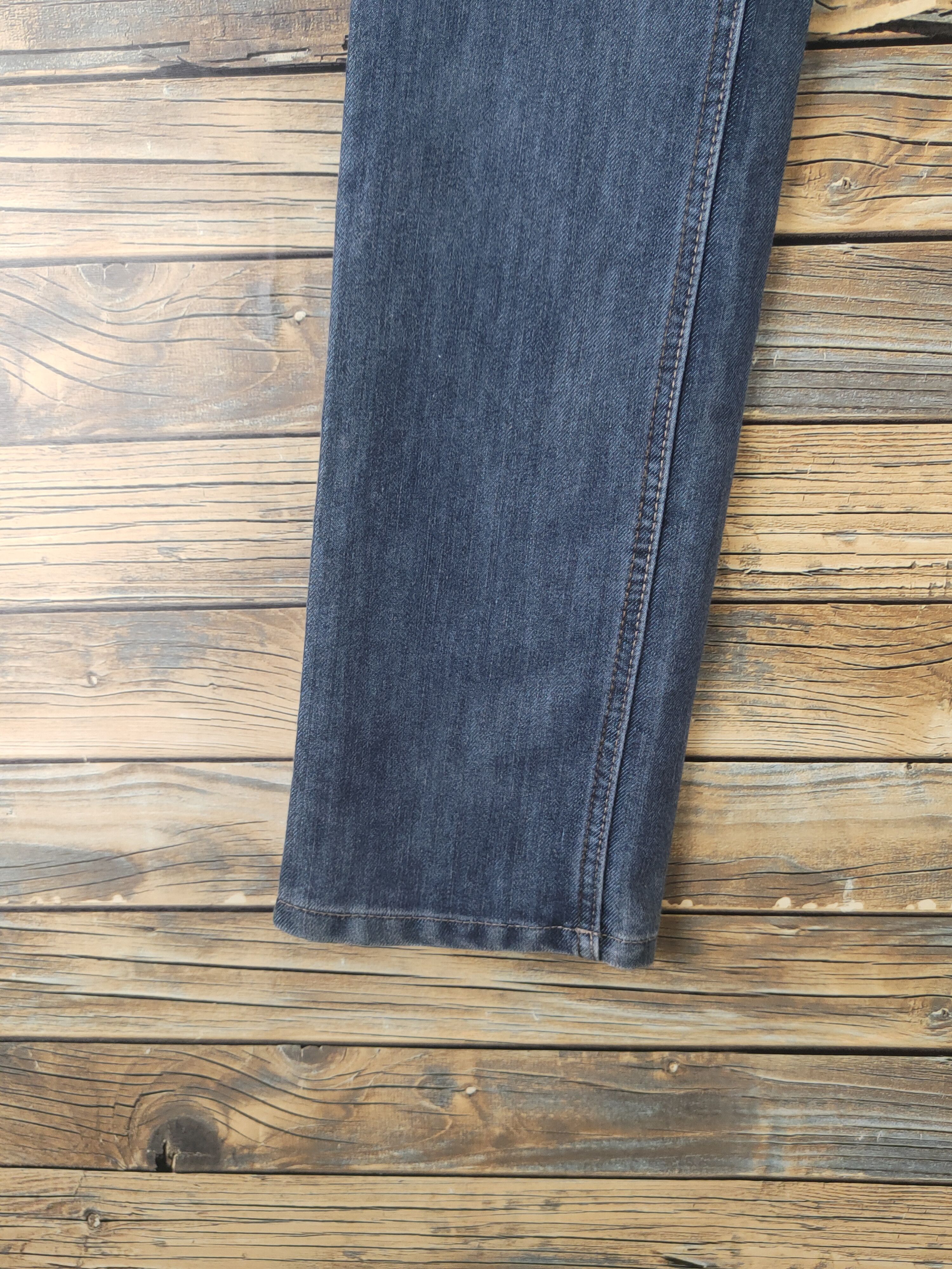 Levi's DL Levi's Dark Blue Distressed Ripped Jeans #2779 Size 28" / US 6 / IT 42 - 4 Thumbnail