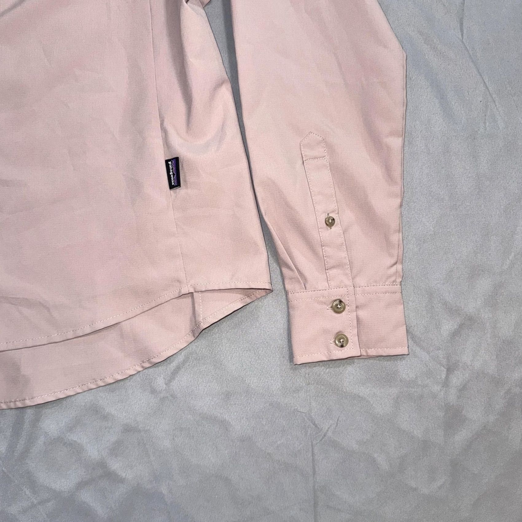 Patagonia Patagonia Shirt Womens 12 Pink Long Sleeve Button-Up Chest Pockets Lightweight Size XL / US 12-14 / IT 48-50 - 5 Thumbnail