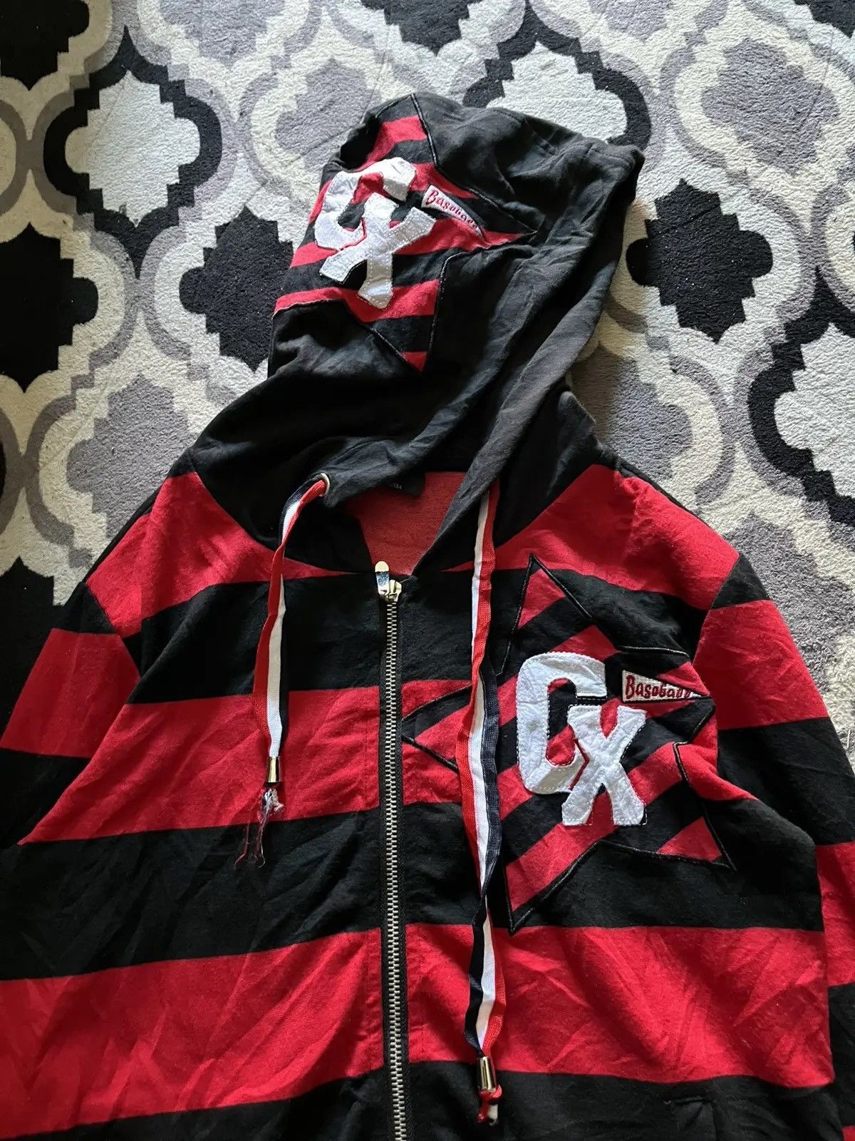 PPFM 2000s Aidanu striped hoodie Size US L / EU 52-54 / 3 - 3 Thumbnail