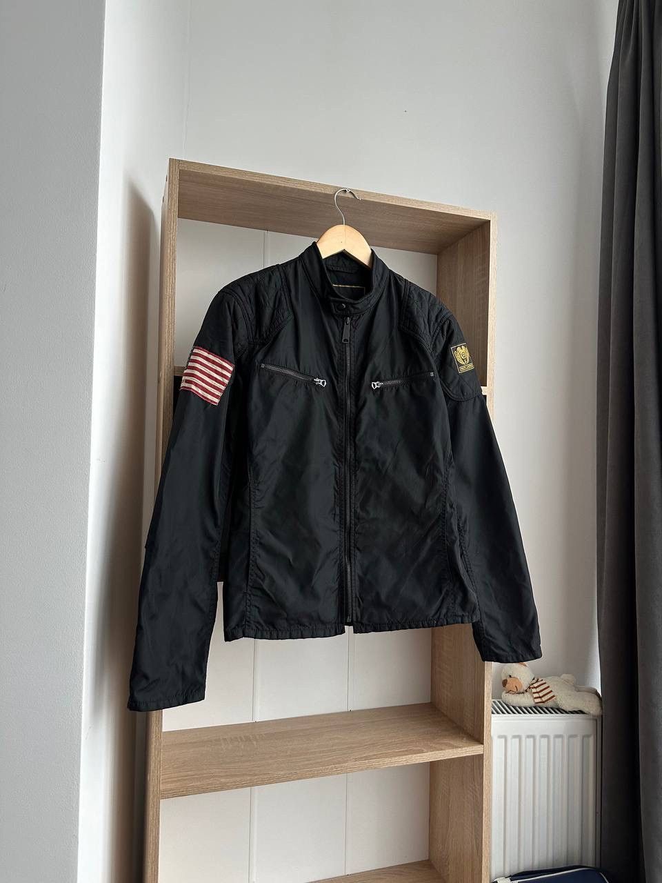 Polo Ralph Lauren × Vintage Vintage Ralph Lauren Denim Supply Black Motorcycle Jacket Size US M / EU 48-50 / 2 - 5 Thumbnail