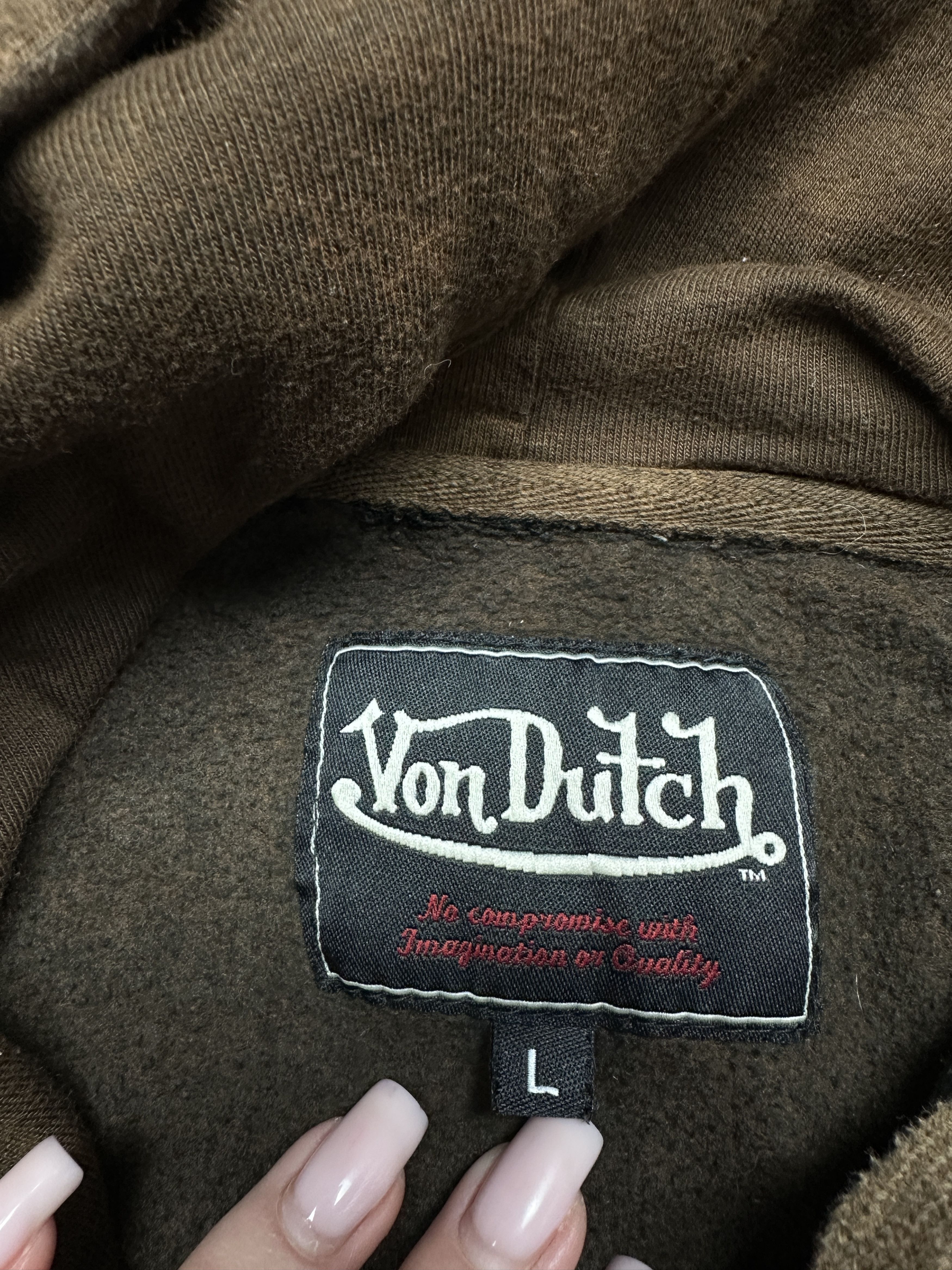 Von Dutch Von Dutch Mens Camo Hoodie Size US L / EU 52-54 / 3 - 4 Thumbnail