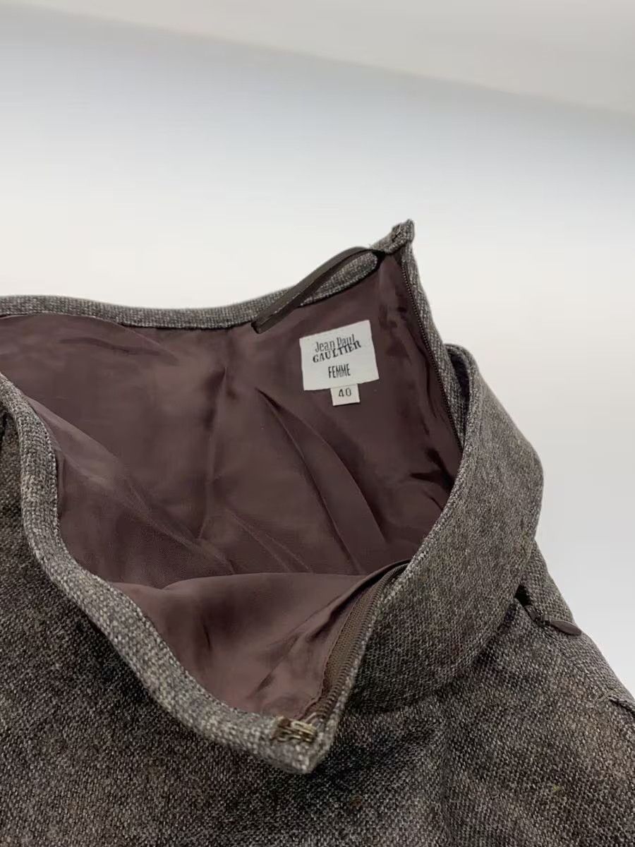 Jean Paul Gaultier Belt Wool Skirt Size 26" / US 2 / IT 38 - 3 Thumbnail
