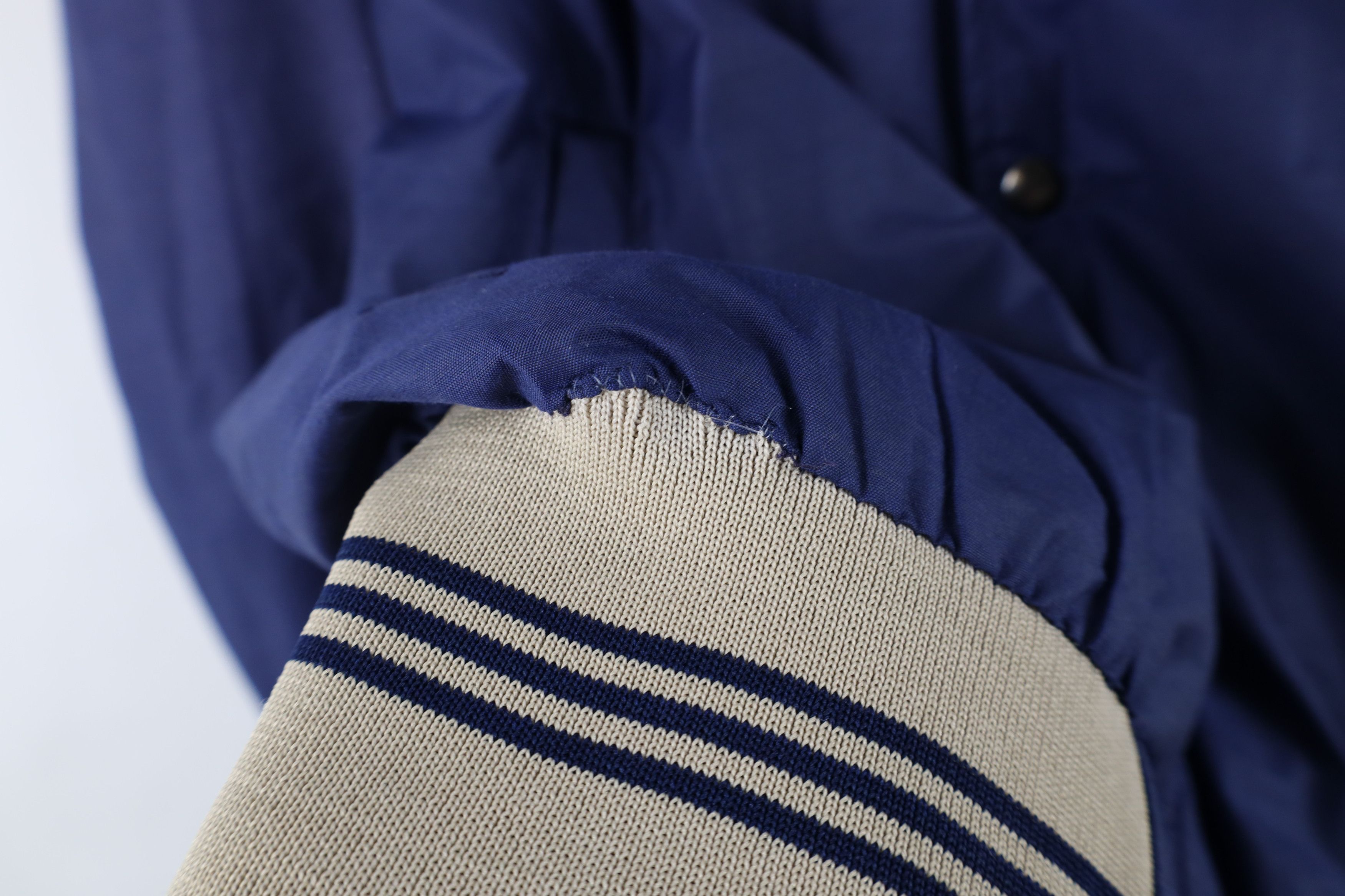Vintage Vintage 70s Streetwear Hood Hooded Bomber Jacket Blue USA Size US M / EU 48-50 / 2 - 4 Thumbnail