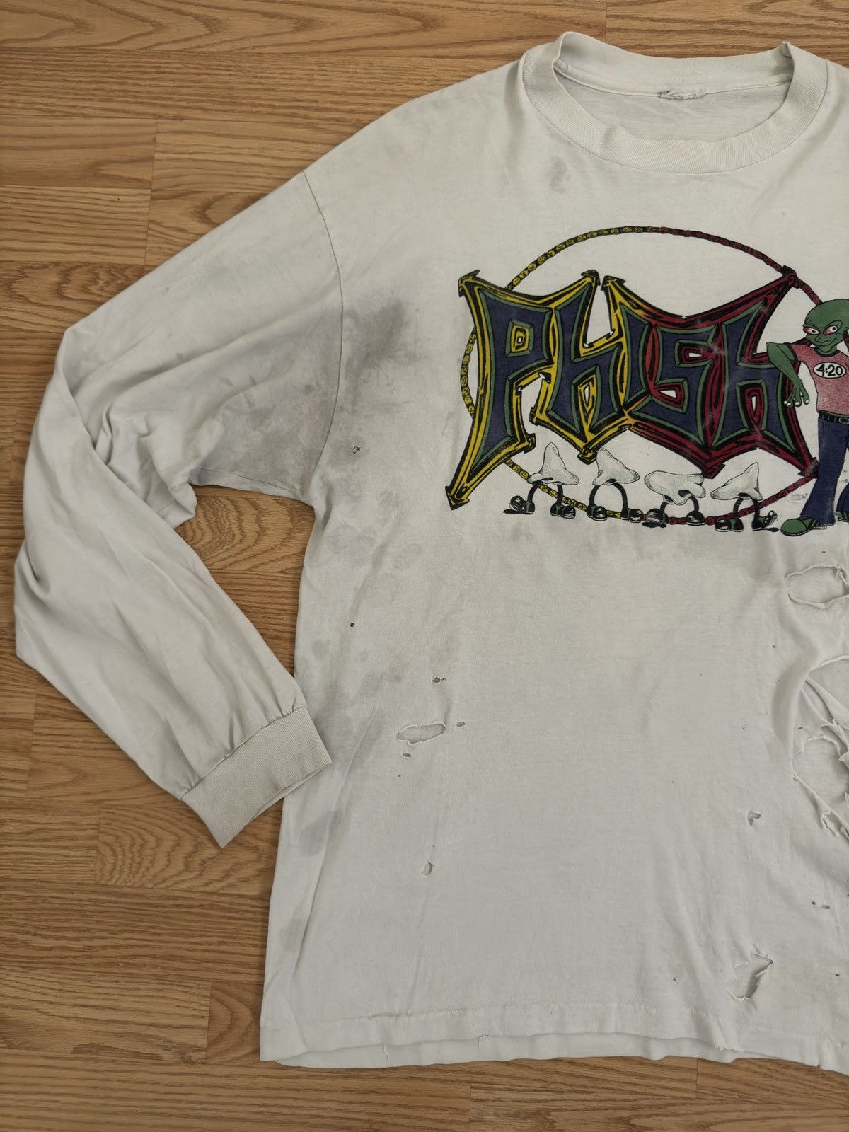 Vintage Thrashed Jim Pollock x Phish Tee Size US L / EU 52-54 / 3 - 3 Thumbnail
