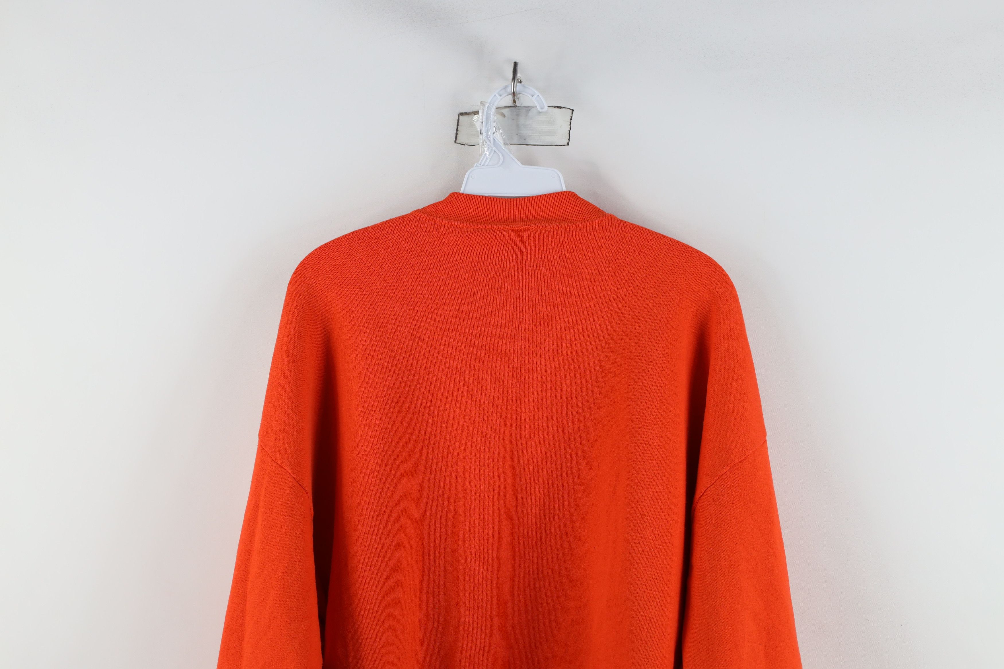 Vintage Vintage 90s BSA Boy Scouts of America Sweatshirt Orange USA Size US XL / EU 56 / 4 - 11 Thumbnail