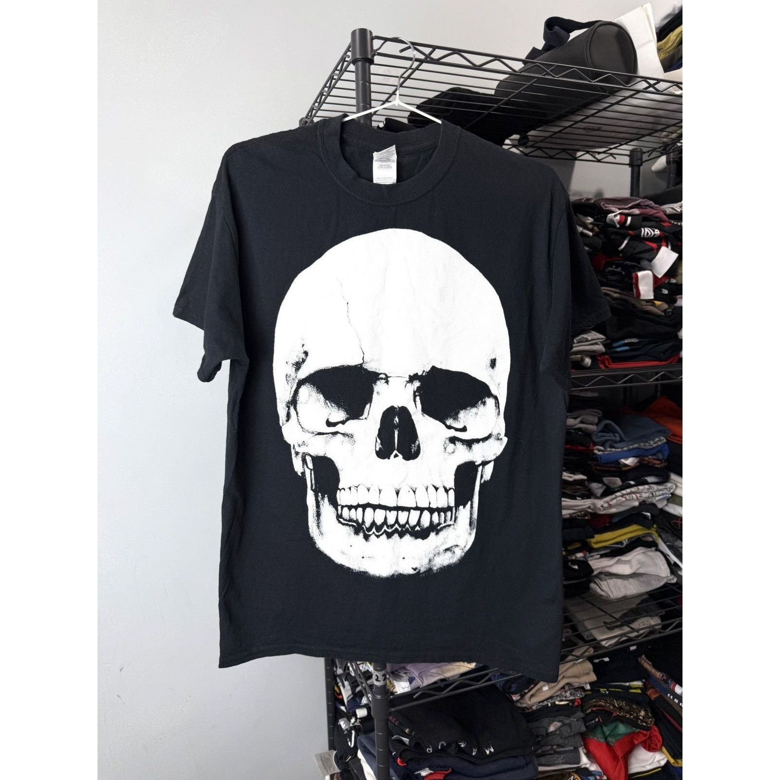 Vintage Vintage Skull Bones T Shirt Travis Scott Style Size US M / EU 48-50 / 2 - 1 Thumbnail