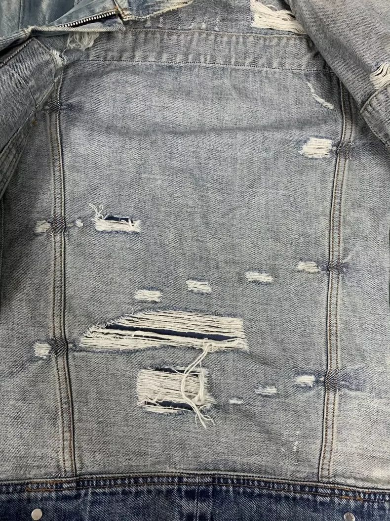 Amiri Amiri Grease stain Denim Jacket Size US S / EU 44-46 / 1 - 8 Thumbnail