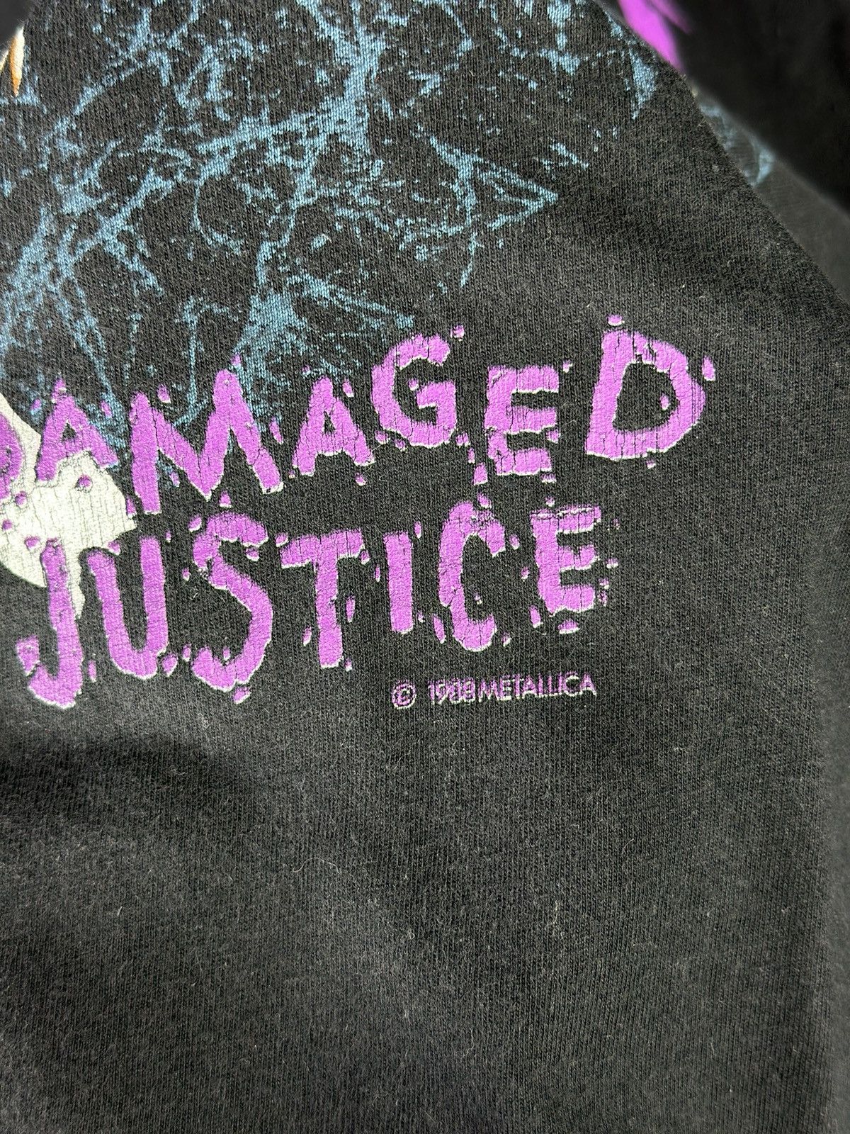 Band Tees 1988 Metallica Damaged Justice T-Shirt Vintage Big Logo Size US L / EU 52-54 / 3 - 9 Thumbnail