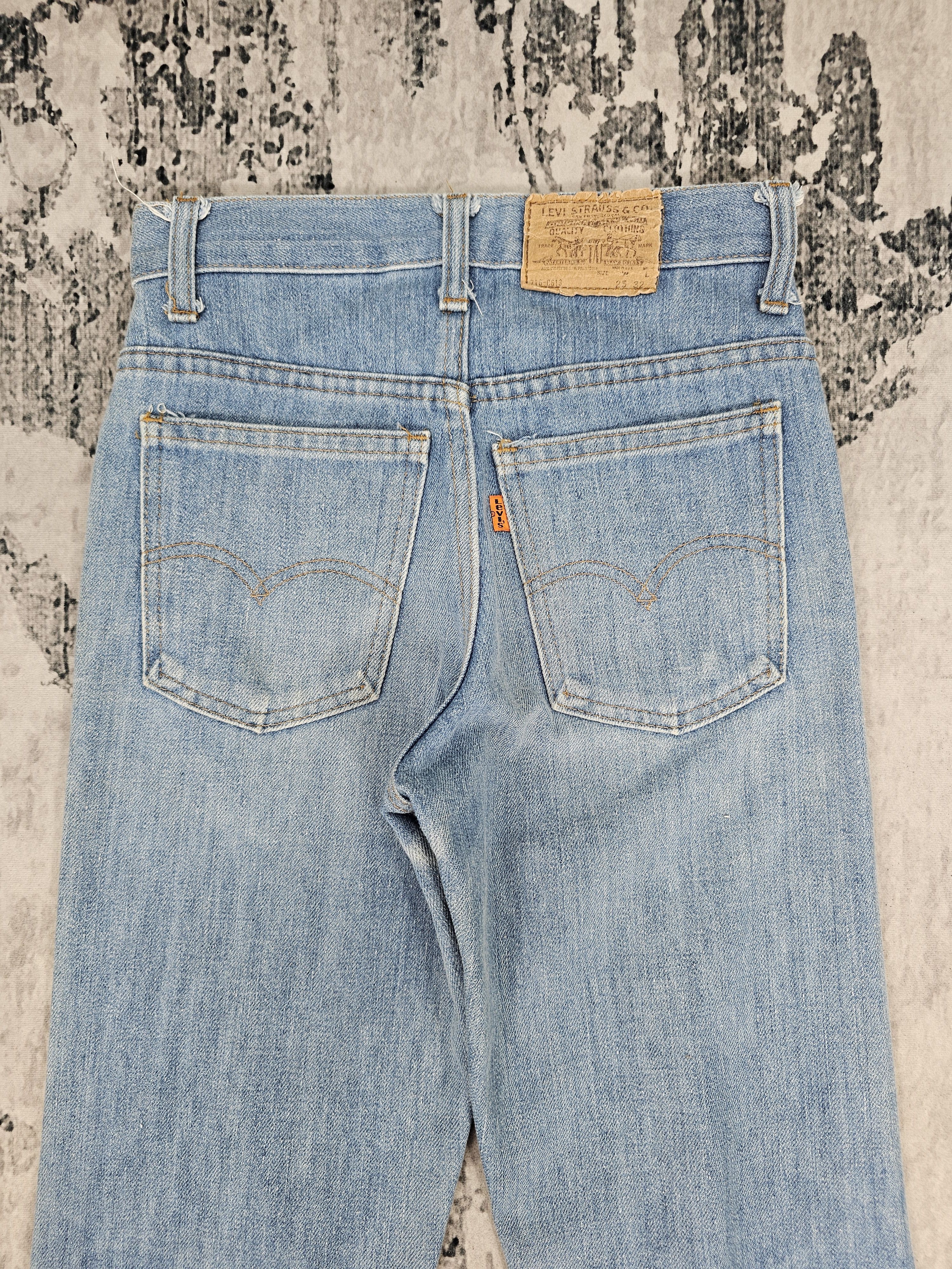 Levi's Vintage Clothing Vintage 80's LEVIS 716-0612 Orange Tab Ripped Jeans L0480 Size 25" / US 0 / IT 36 - 8 Thumbnail