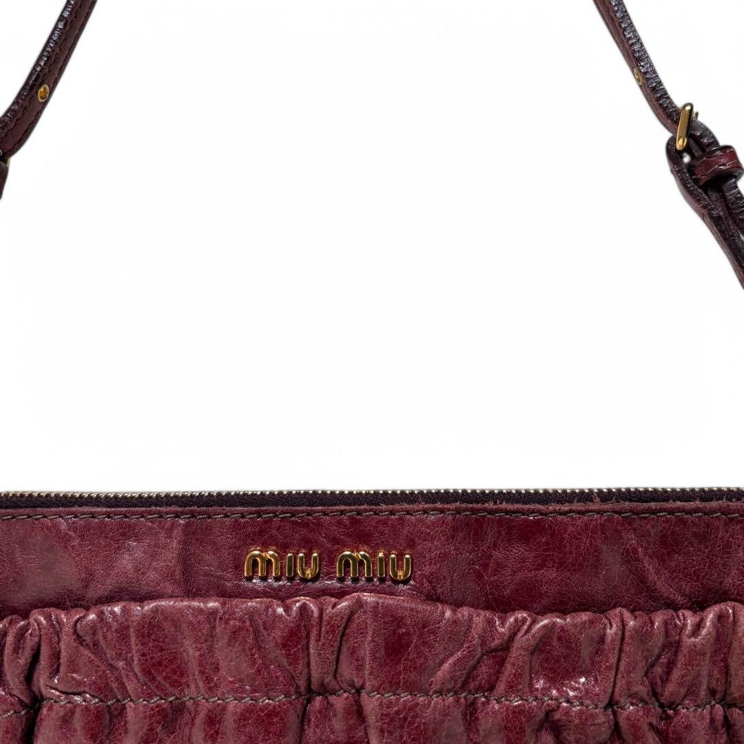 Miu Miu Miu Miu - Purple Charm Accessory Pouch One Shoulder Bag Y2K Size ONE SIZE - 2 Thumbnail