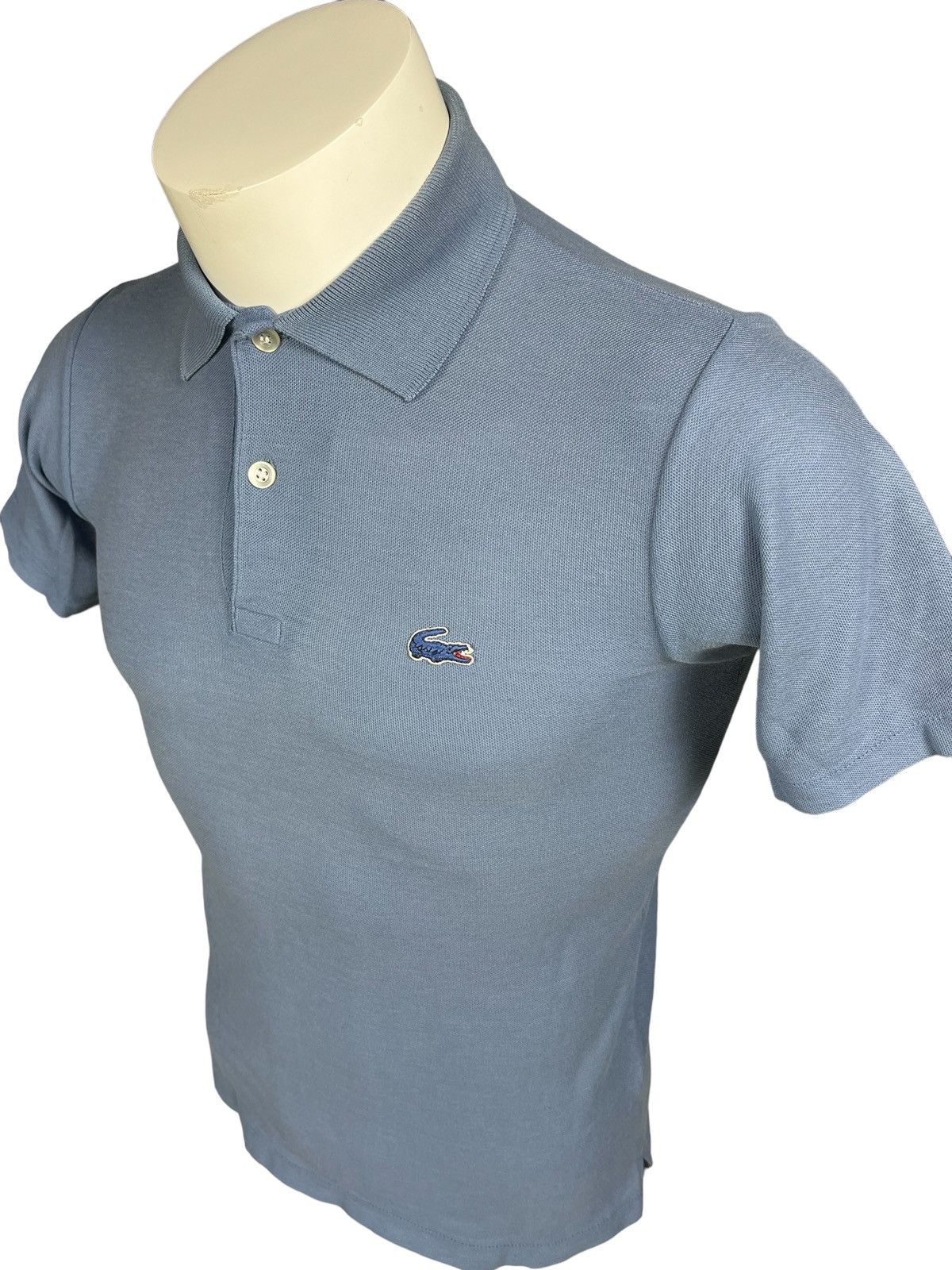 Fred Perry × Lacoste × Vintage Vintage Silk Blue Lacoste Made In Japan Cotton Polyester Size US S / EU 44-46 / 1 - 4 Thumbnail