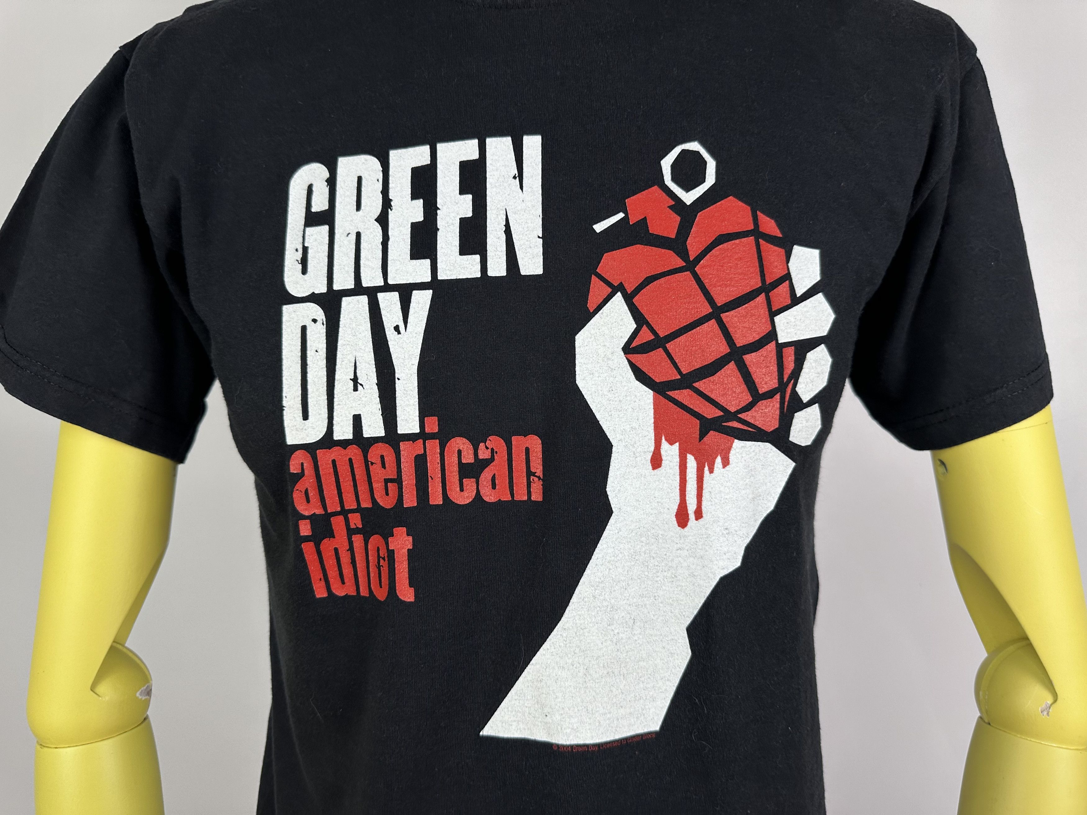 Band Tees × Vintage Vintage Green Day American Idiot 2004 T-shirt Black Size US S / EU 44-46 / 1 - 3 Thumbnail