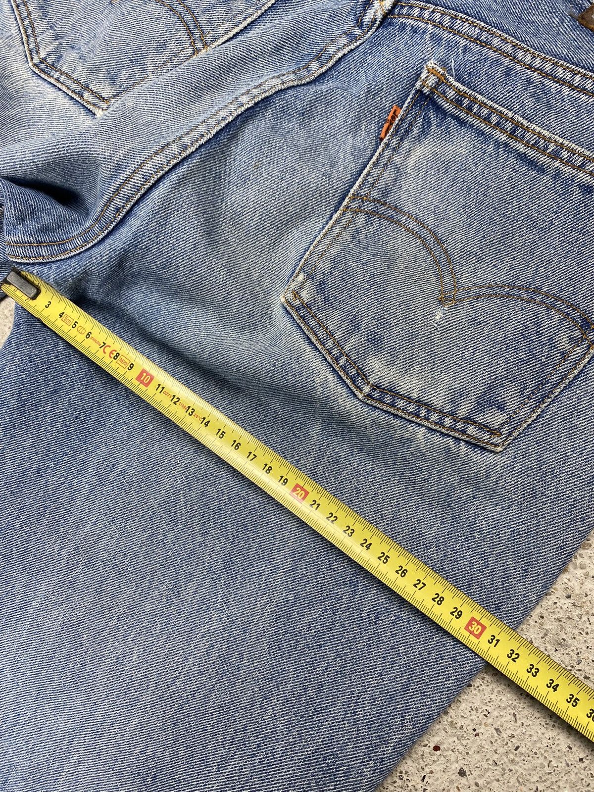 Levi's Levis vintage denim jeans light blue washed distressed Size US 34 / EU 50 - 17 Thumbnail