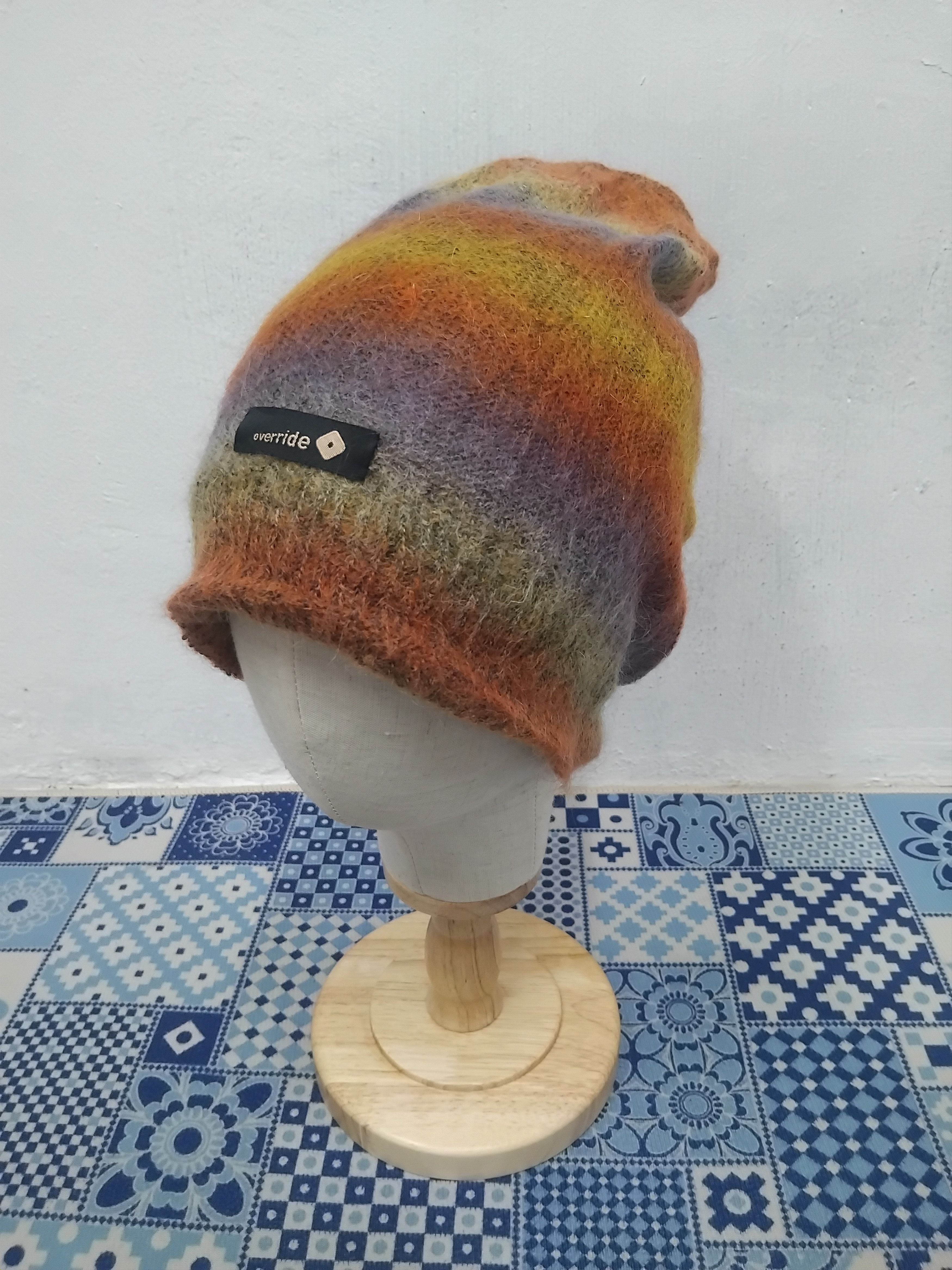 Japanese Brand 💥Override Multicolour beanie Size ONE SIZE - 1 Thumbnail
