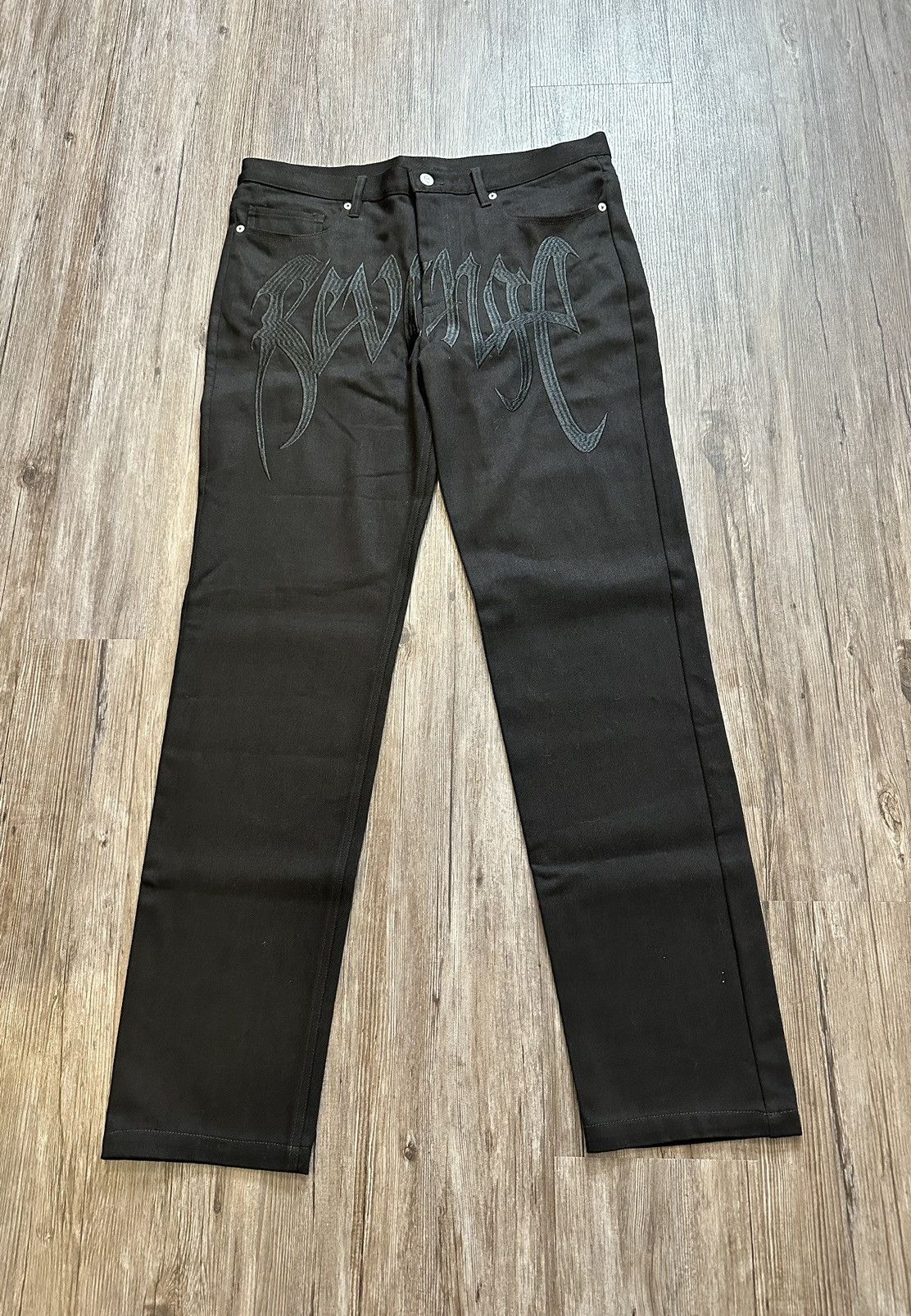 Revenge Embrodiered outlets Denim Pants