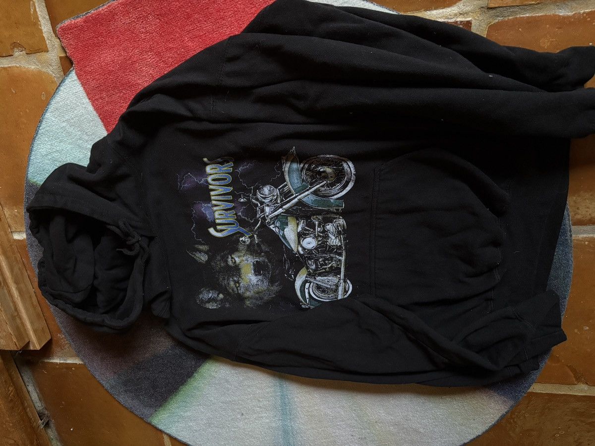 Vintage Wolf motorcycle hoodie Size US L / EU 52-54 / 3 - 2 Thumbnail