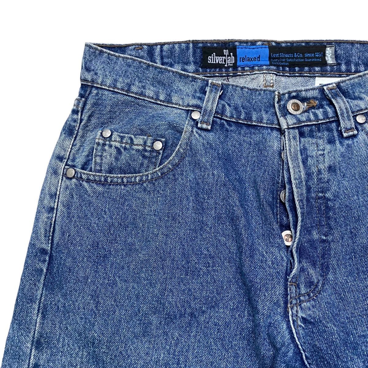 Levi's Vintage Y2K Levis Silvertab Relaxed Fit Jeans Size US 30 / EU 46 - 4 Thumbnail
