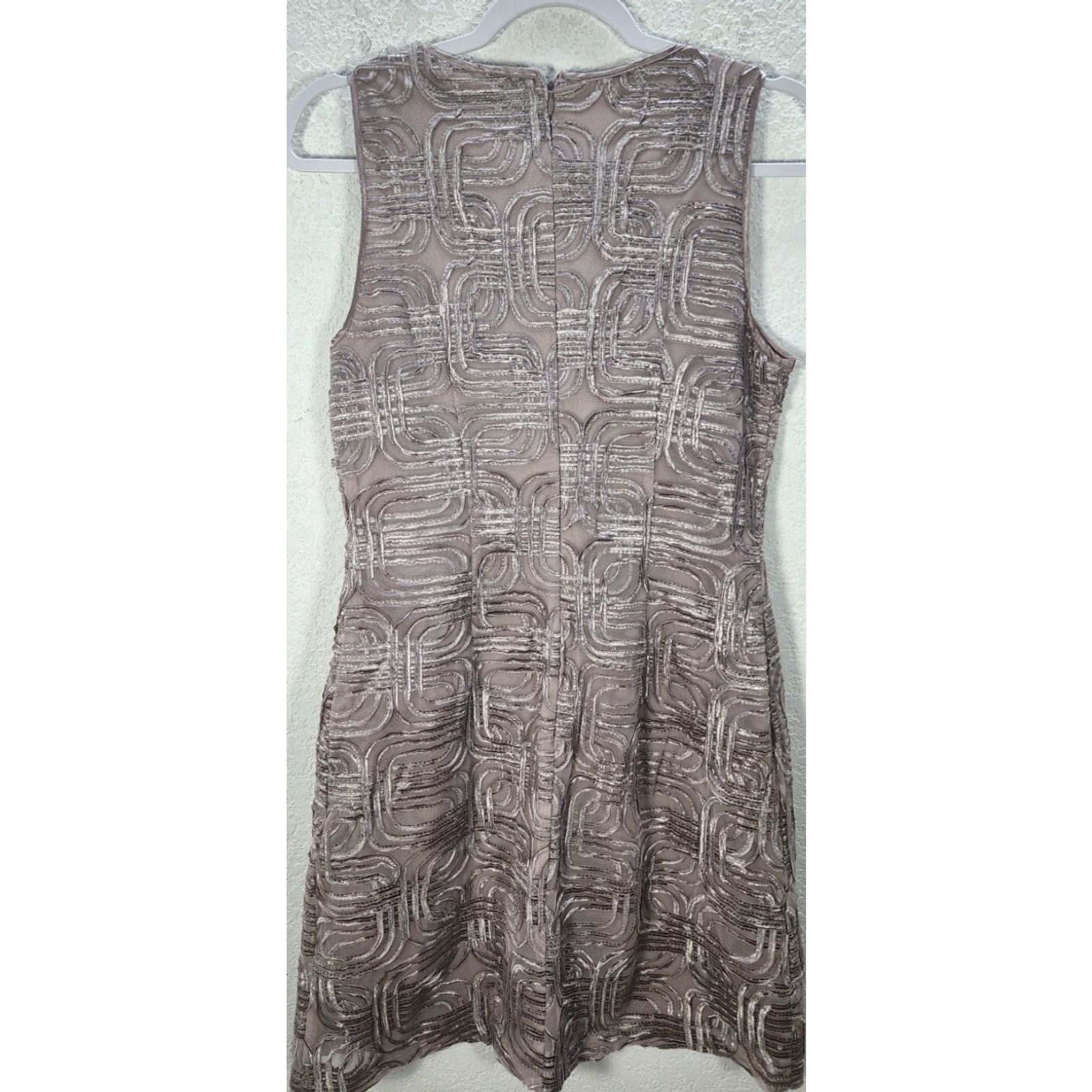 Pinko Womens Jessica H Pink Sleeveless Short Dress Shiny Embellished Stones Lined Mini Party/Cocktail Wedding Sz 6 Size M / US 6-8 / IT 42-44 - 4 Thumbnail