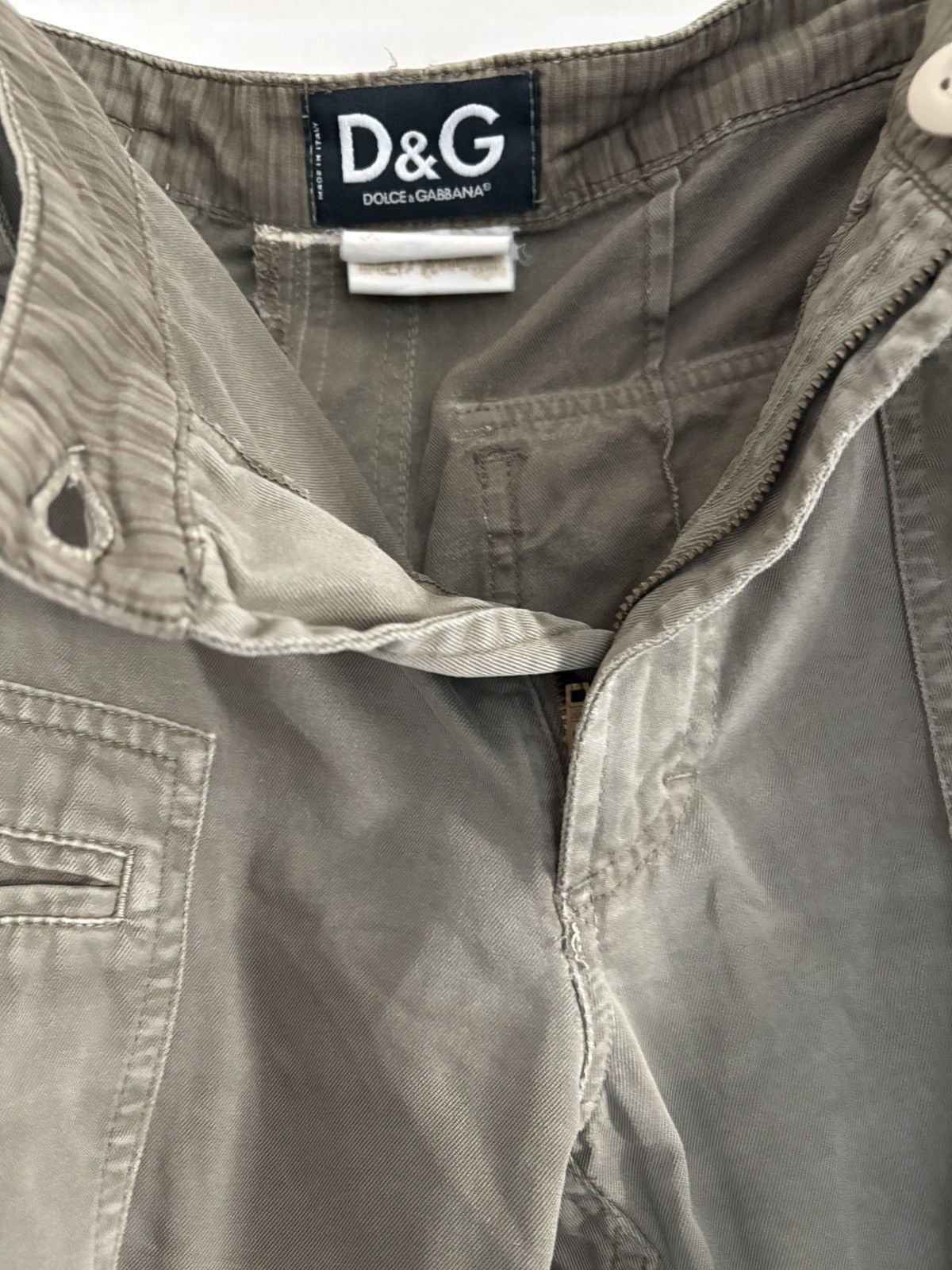 Dolce & Gabbana Dolce and Gabbana Vintage Olive Cargo Pants Size US 34 / EU 50 - 5 Thumbnail