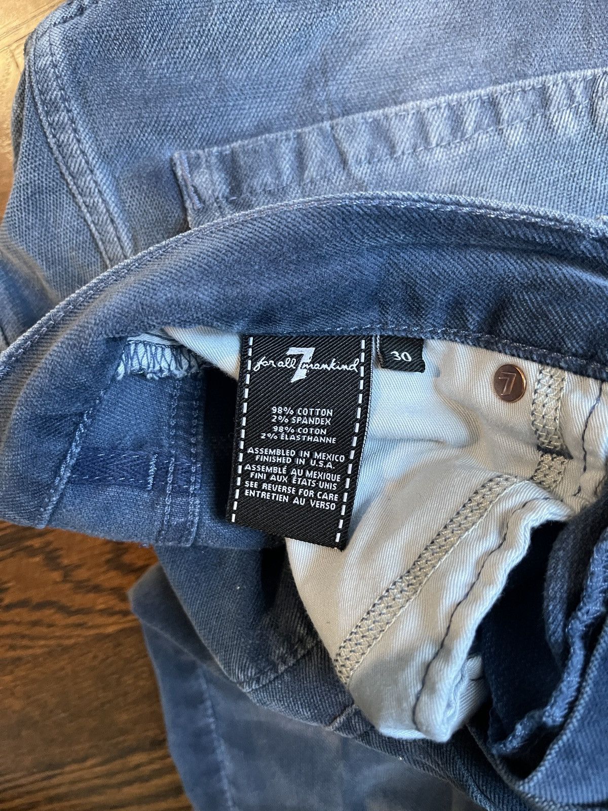 7 For All Mankind 7 for all Mankind Size 30 slimmy denim Size US 30 / EU 46 - 8 Thumbnail