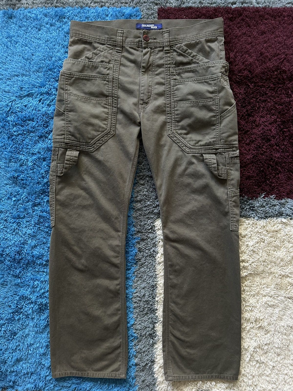 Comme des Garcons × Junya Watanabe AD2011 14 Pocket Carpenter Cargos Size US 32 / EU 48 - 1 Thumbnail