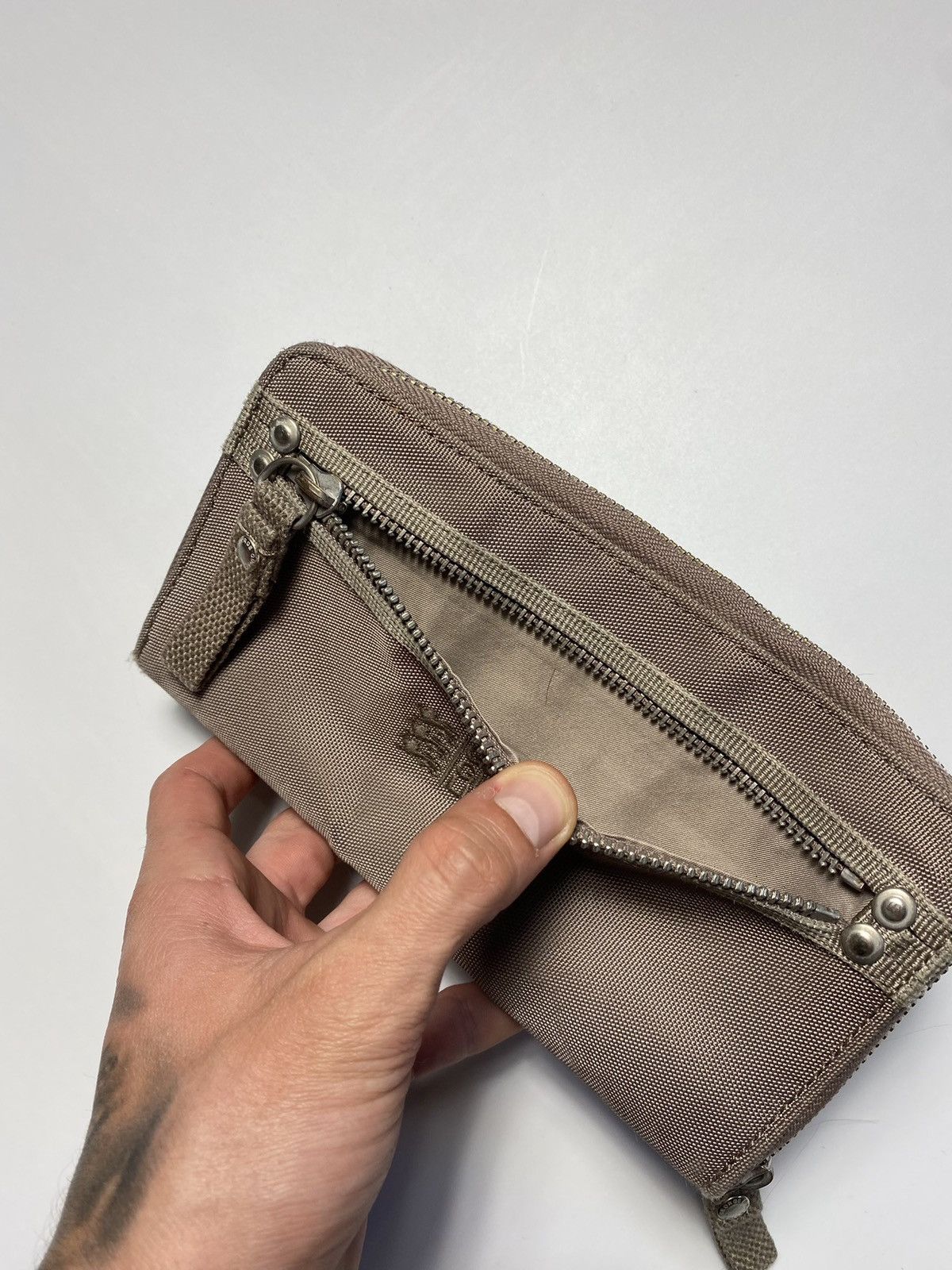 Vintage GGL George Gina & Lucy light brown zip around wallet Size ONE SIZE - 6 Thumbnail