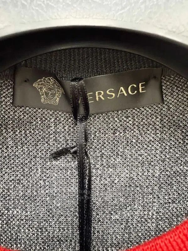 Versace Versace Gray Wool Men's Sweater . Size US M / EU 48-50 / 2 - 5 Thumbnail