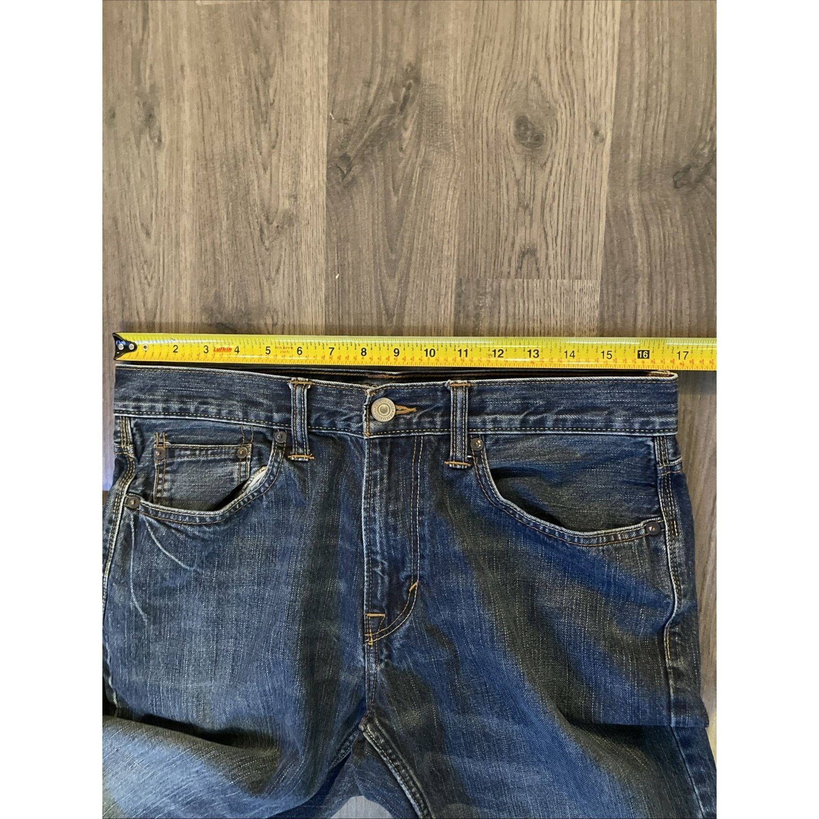 American Eagle Outfitters American Eagle Men's Jeans Size 33x34 Classic Boot Cut Dark Size US 33 - 6 Thumbnail