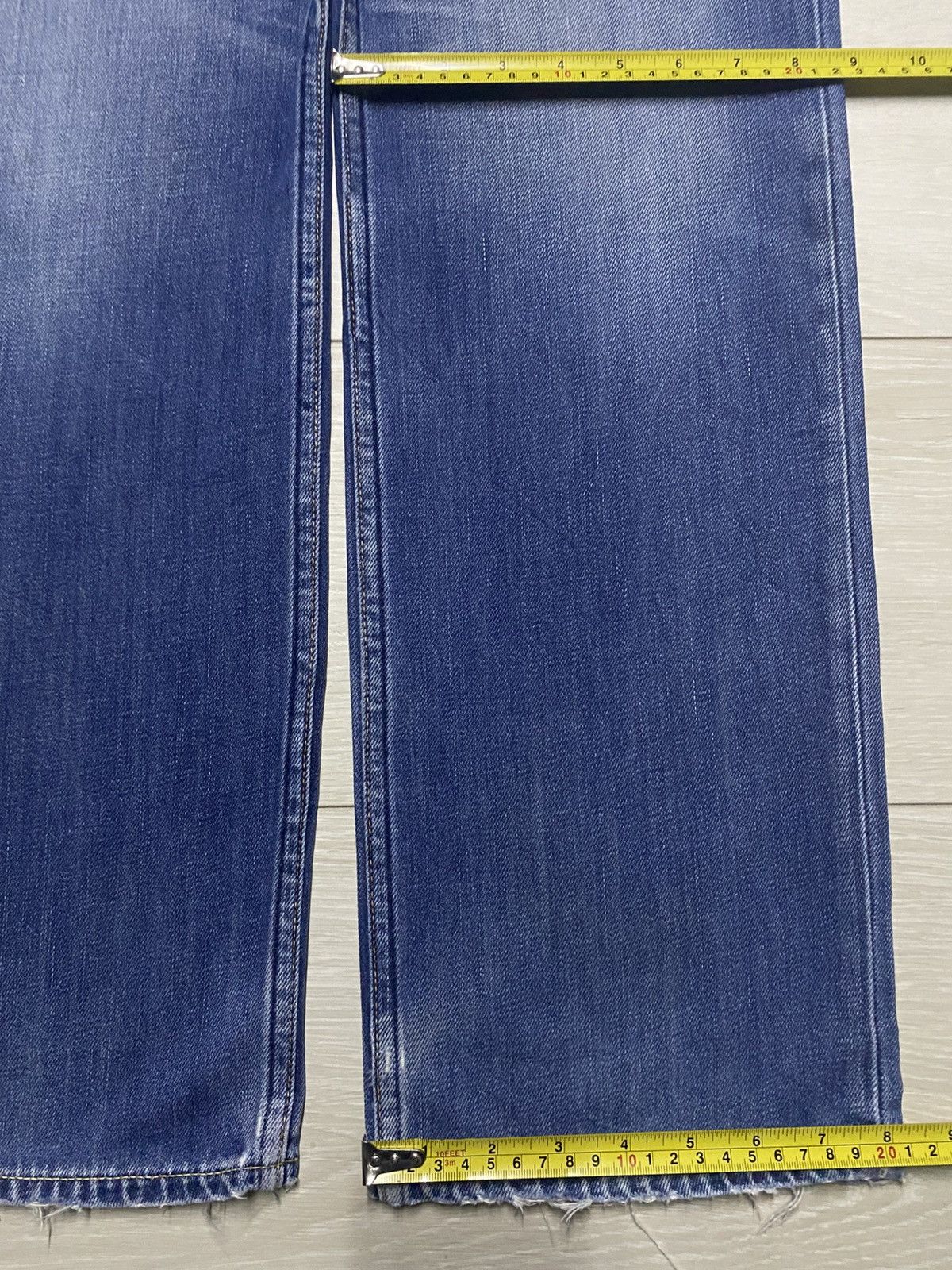 Levi's Vintage Levis 502 Blue Faded Wash Distressed Loose Jeans Size US 31 - 17 Thumbnail