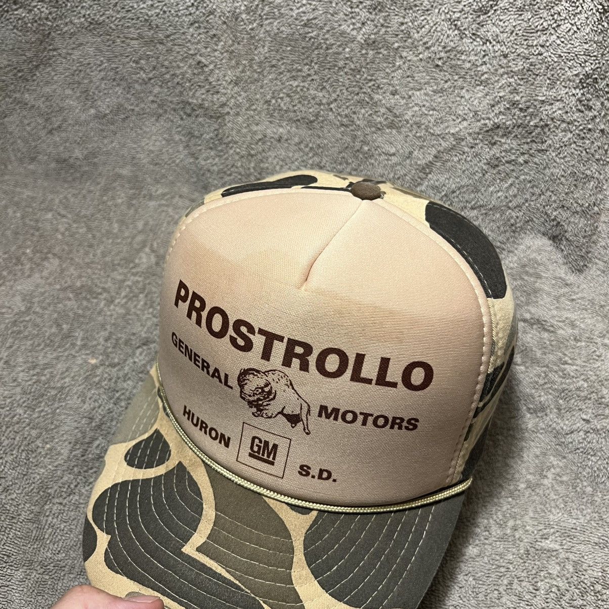Vintage Vintage 80s GMC General Motor Camo Mesh Trucker Hat Snapback Size ONE SIZE - 3 Thumbnail