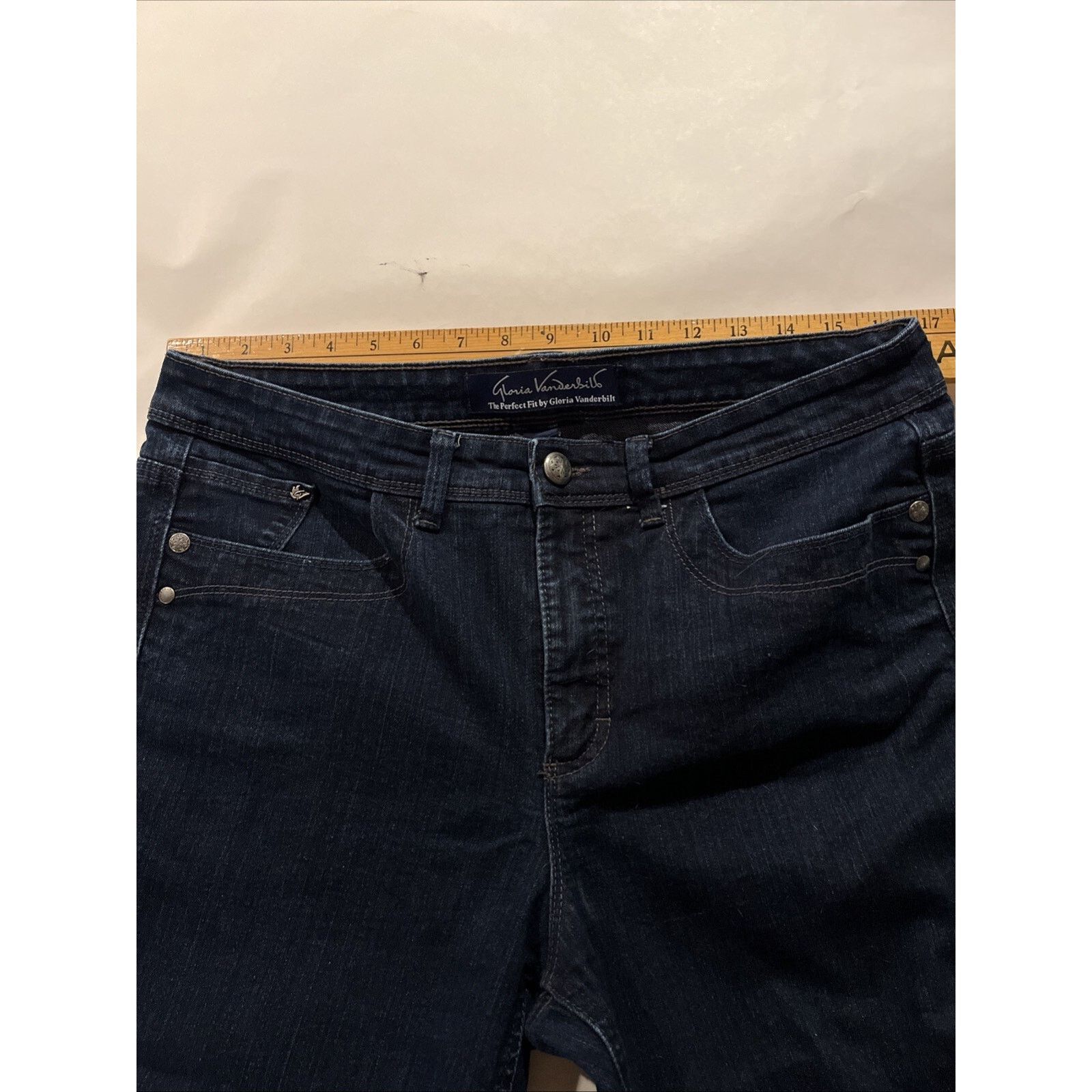 Gloria Vanderbilt Gloria Vanderbilt The Perfect Fit Jeans Womens 12 33x19 blue Size 34" / US 12 / IT 48 - 8 Thumbnail