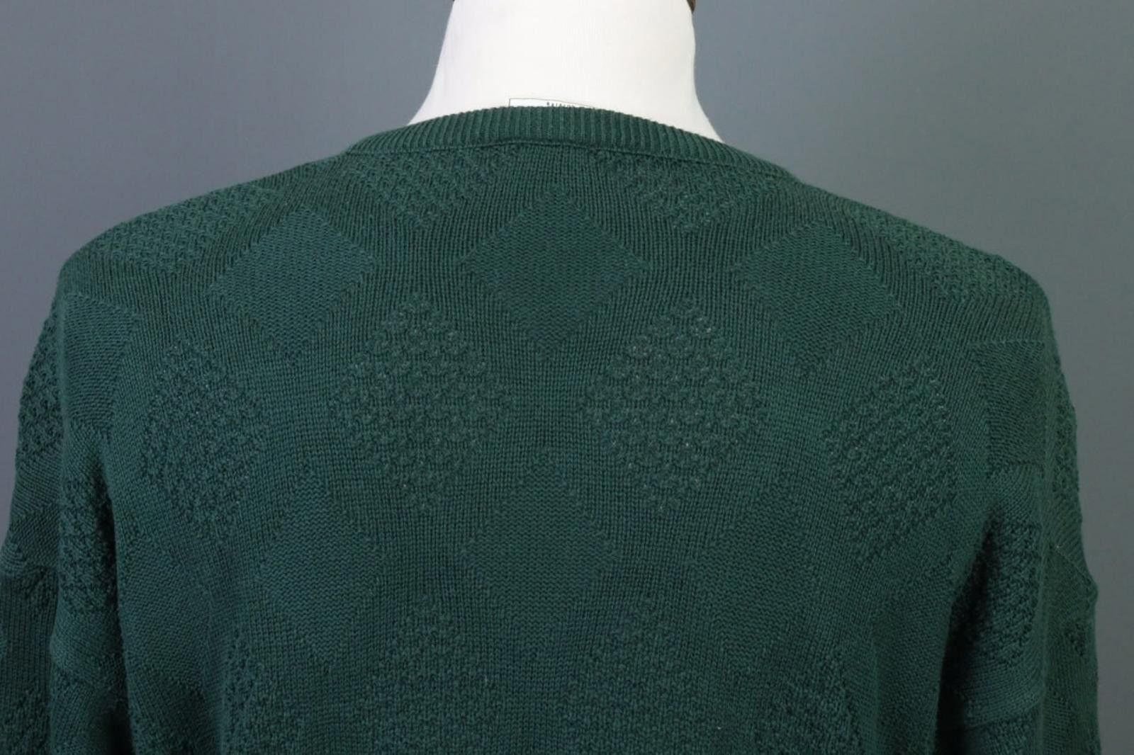 Lacoste Lacoste Chemise Green V-Neck Knit Sweater Size 6 / XL Size US M / EU 48-50 / 2 - 8 Thumbnail