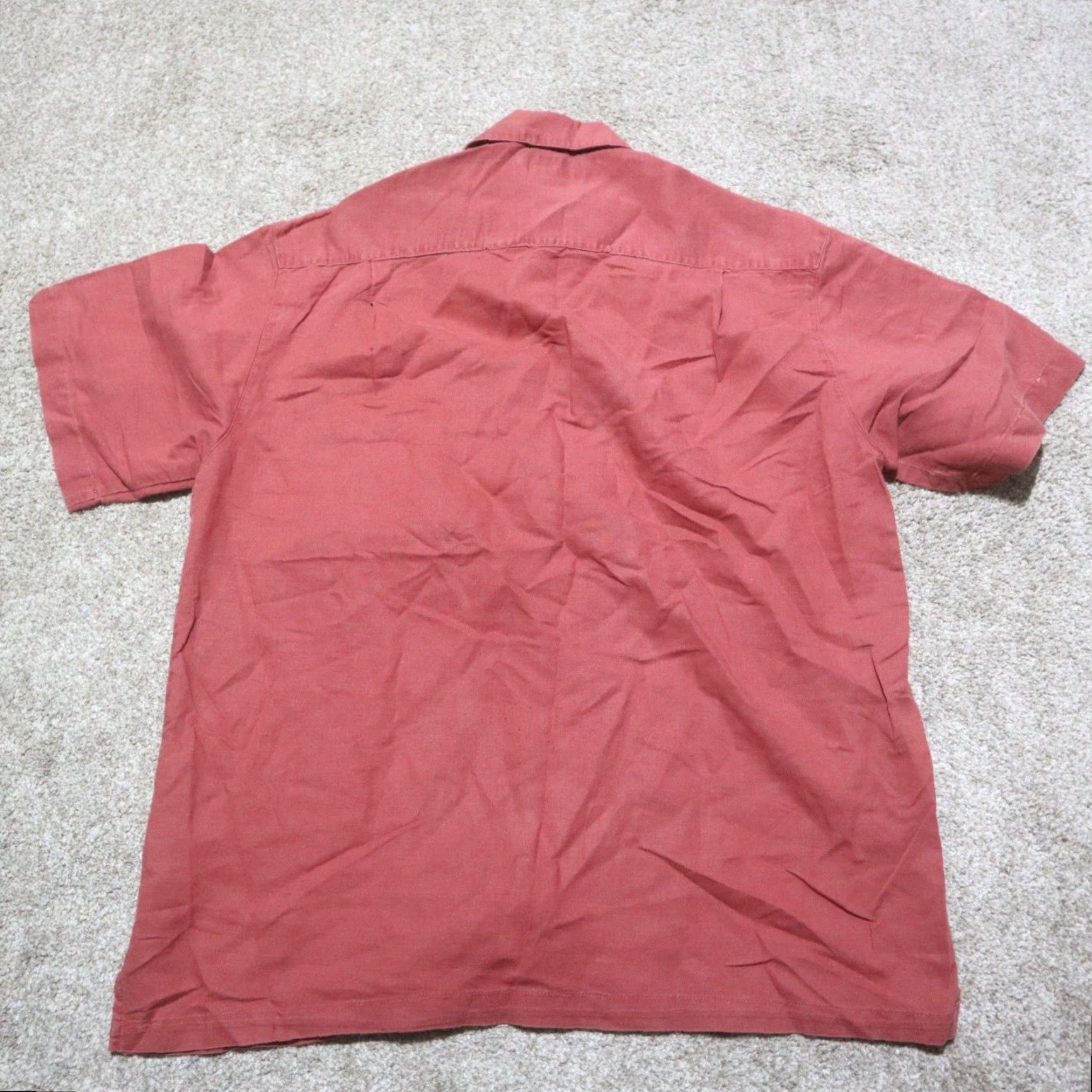 Vintage Columbia Shirt Button-Up Short Sleeve Adult M Red Size US M / EU 48-50 / 2 - 7 Thumbnail