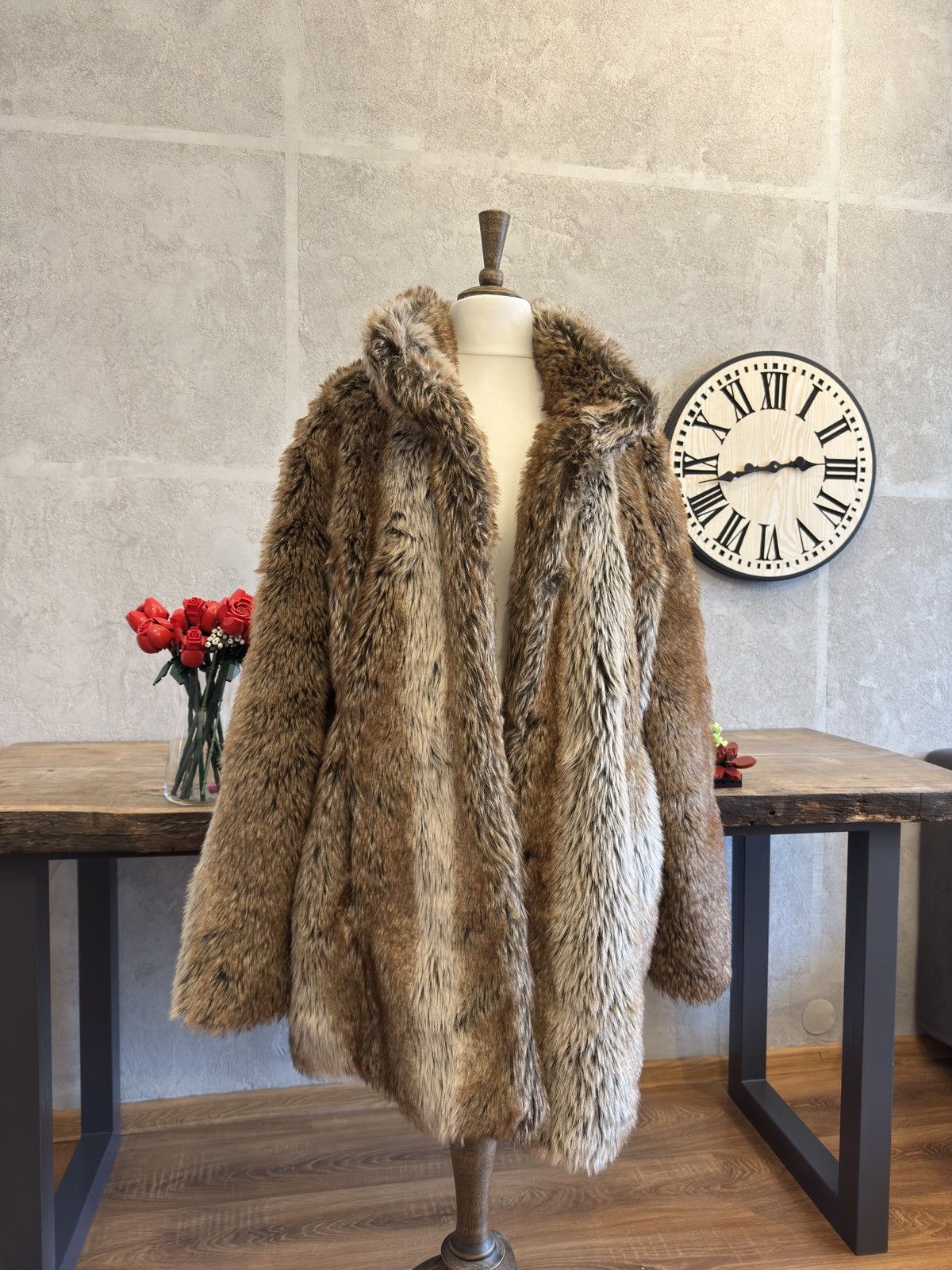 Japanese Brand Vintage Faux Fur coat avant garde if6was9 l.g.b. hysteric 00 Size L / US 10 / IT 46 - 1 Thumbnail